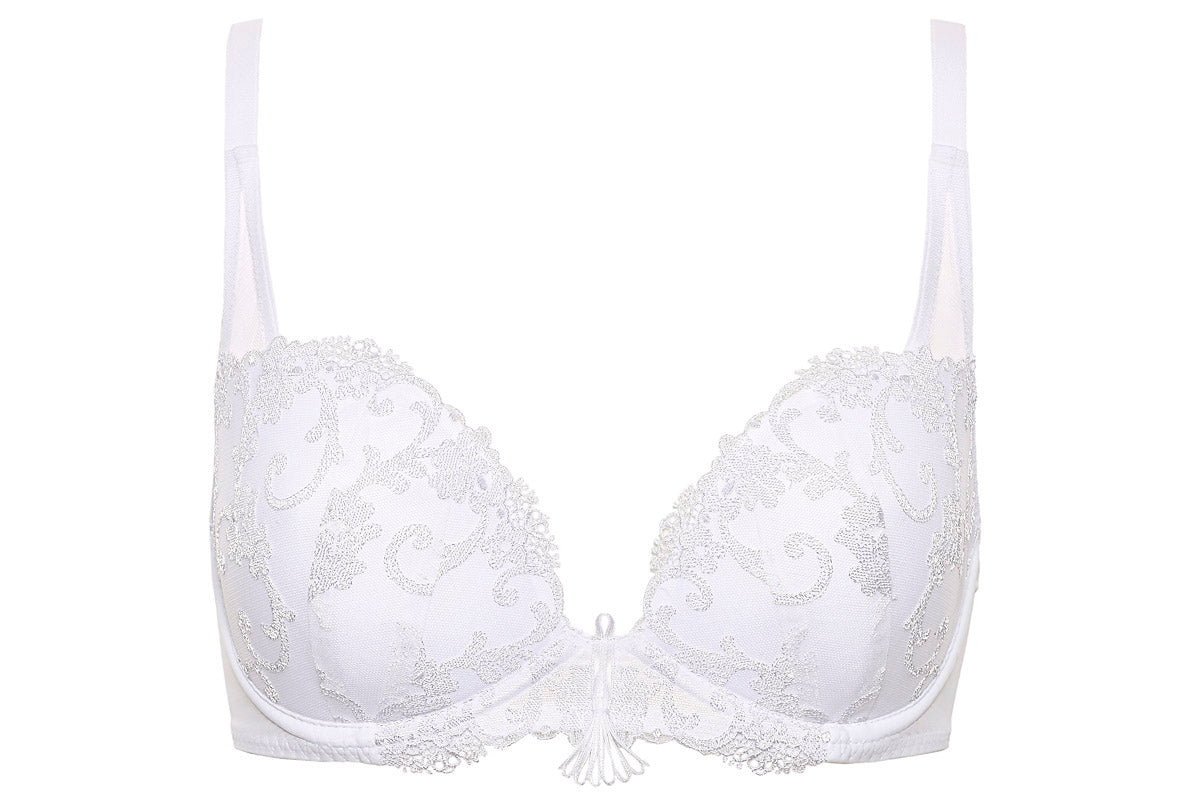 Sybila plunge bra B220 white