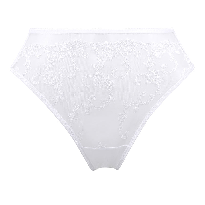 Sybila high waisted panties C124 white