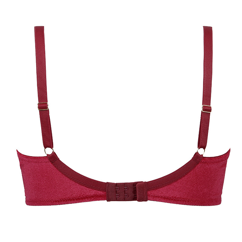 Dolores soft balconette bra B139 burgundy