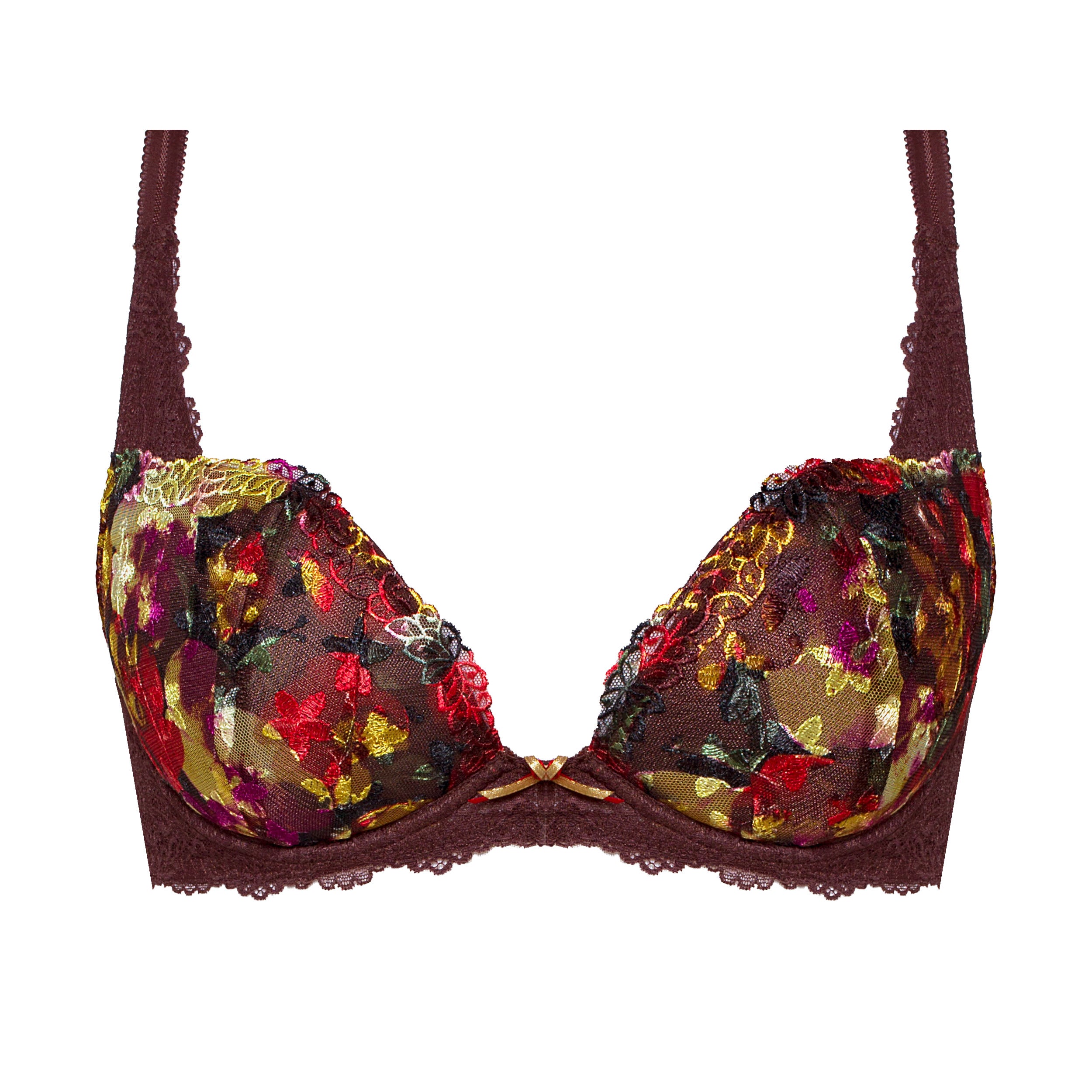 Holi plunge bra B220 brown