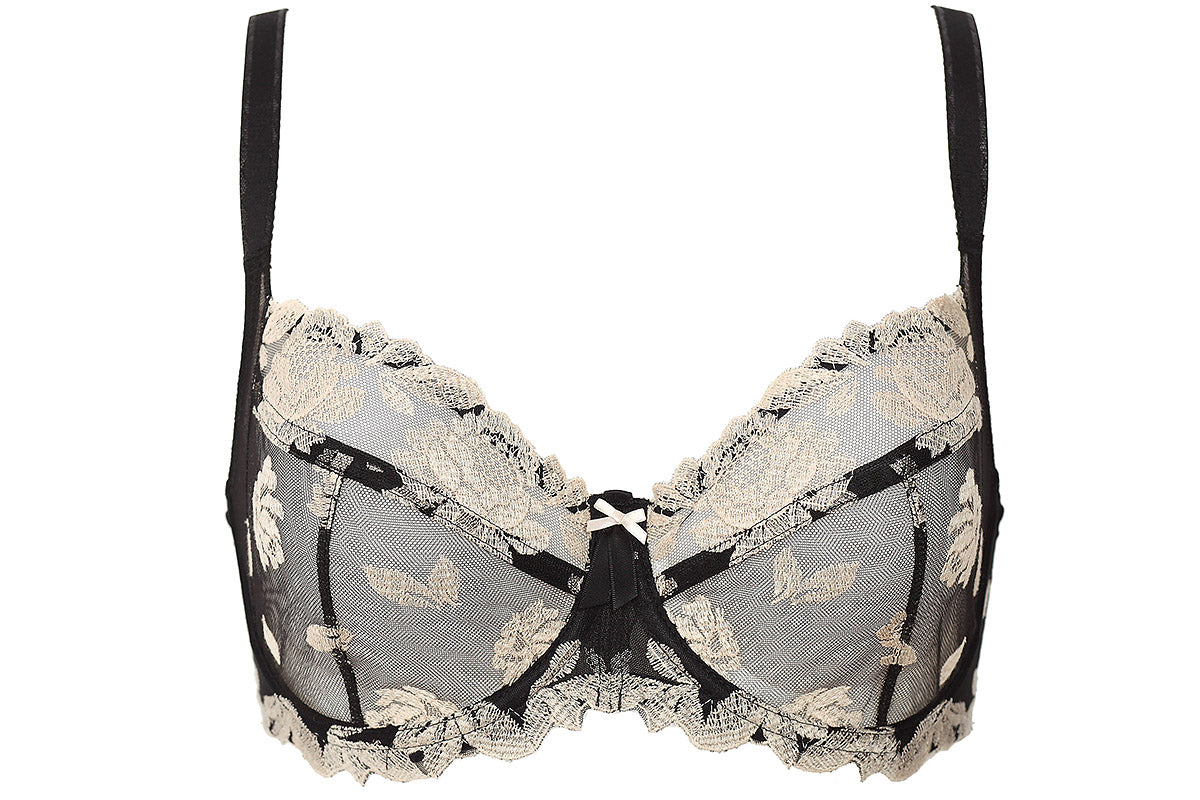 Daria soft bra B103 black and baige