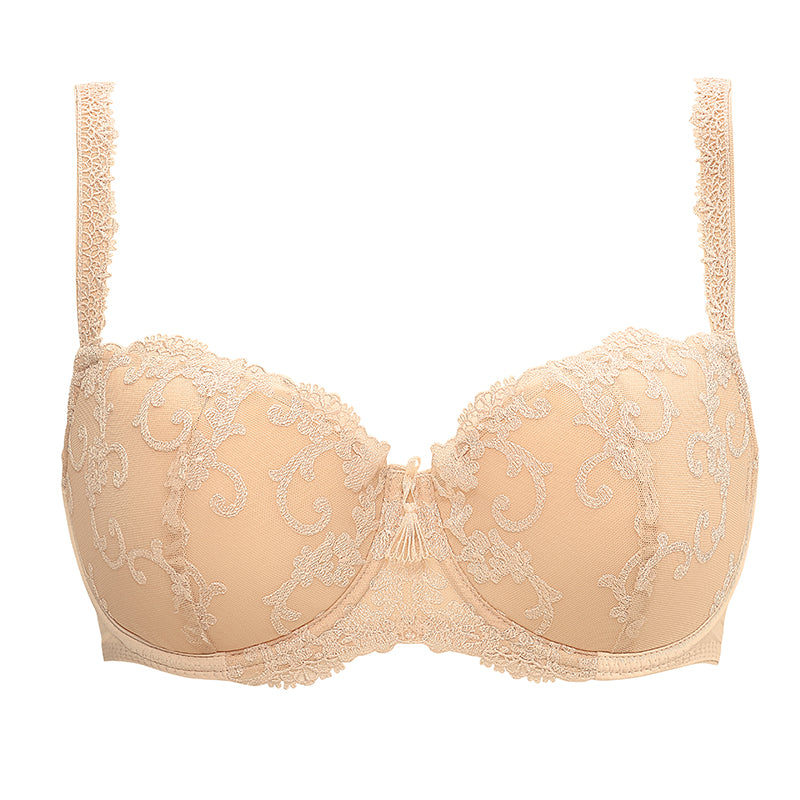 Sybila balconette push up bra B230 nude