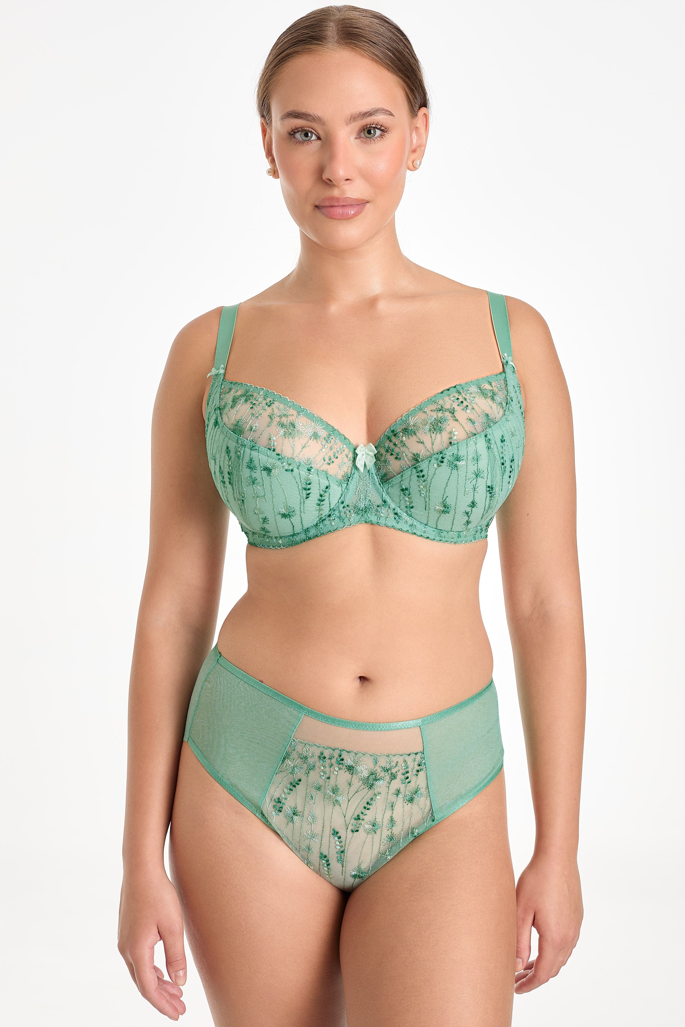 Sovana high waisted panties C125 green