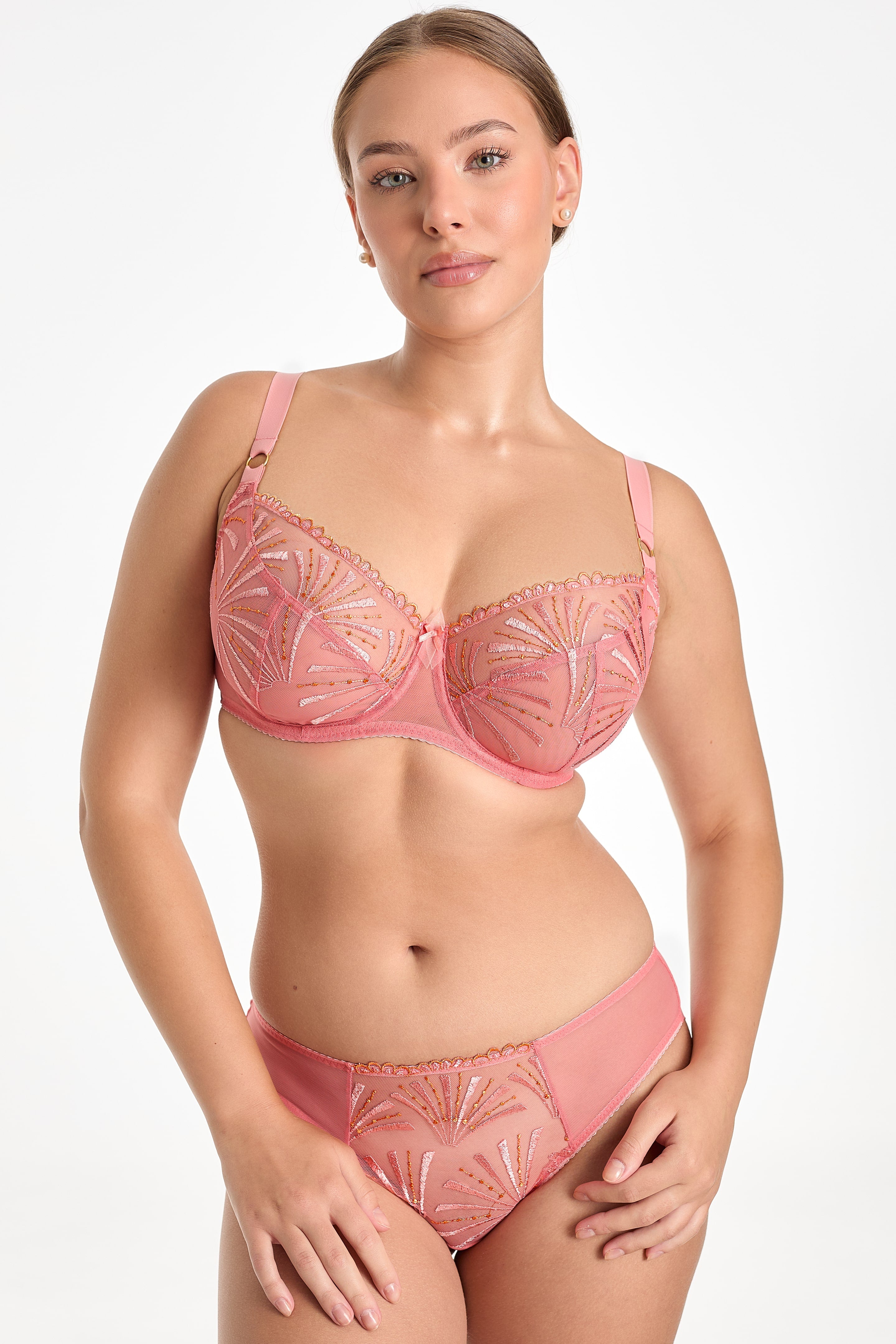 Natali full cup bra B161 flamingo