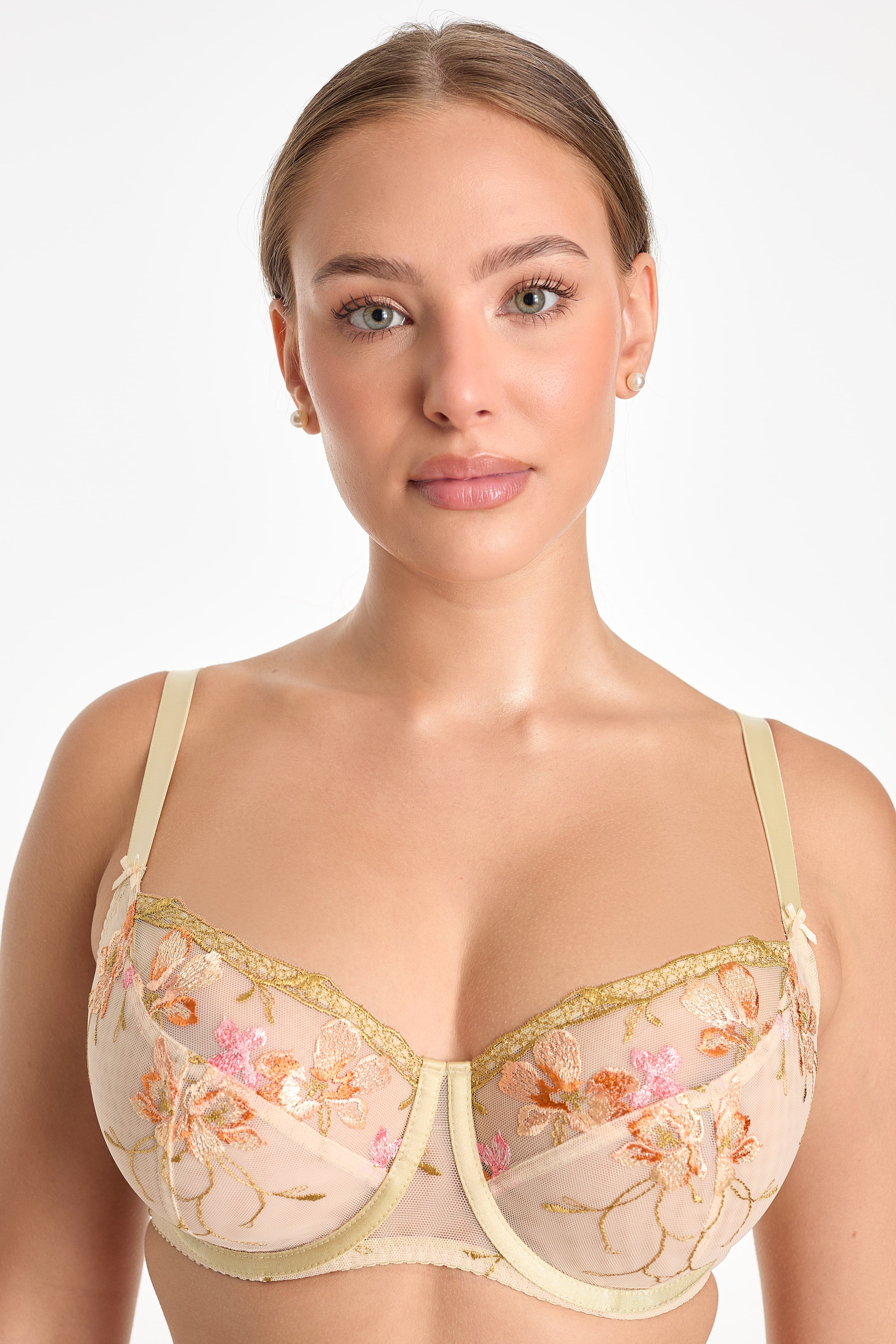 Karmela full cup bra for large busts B171 gold