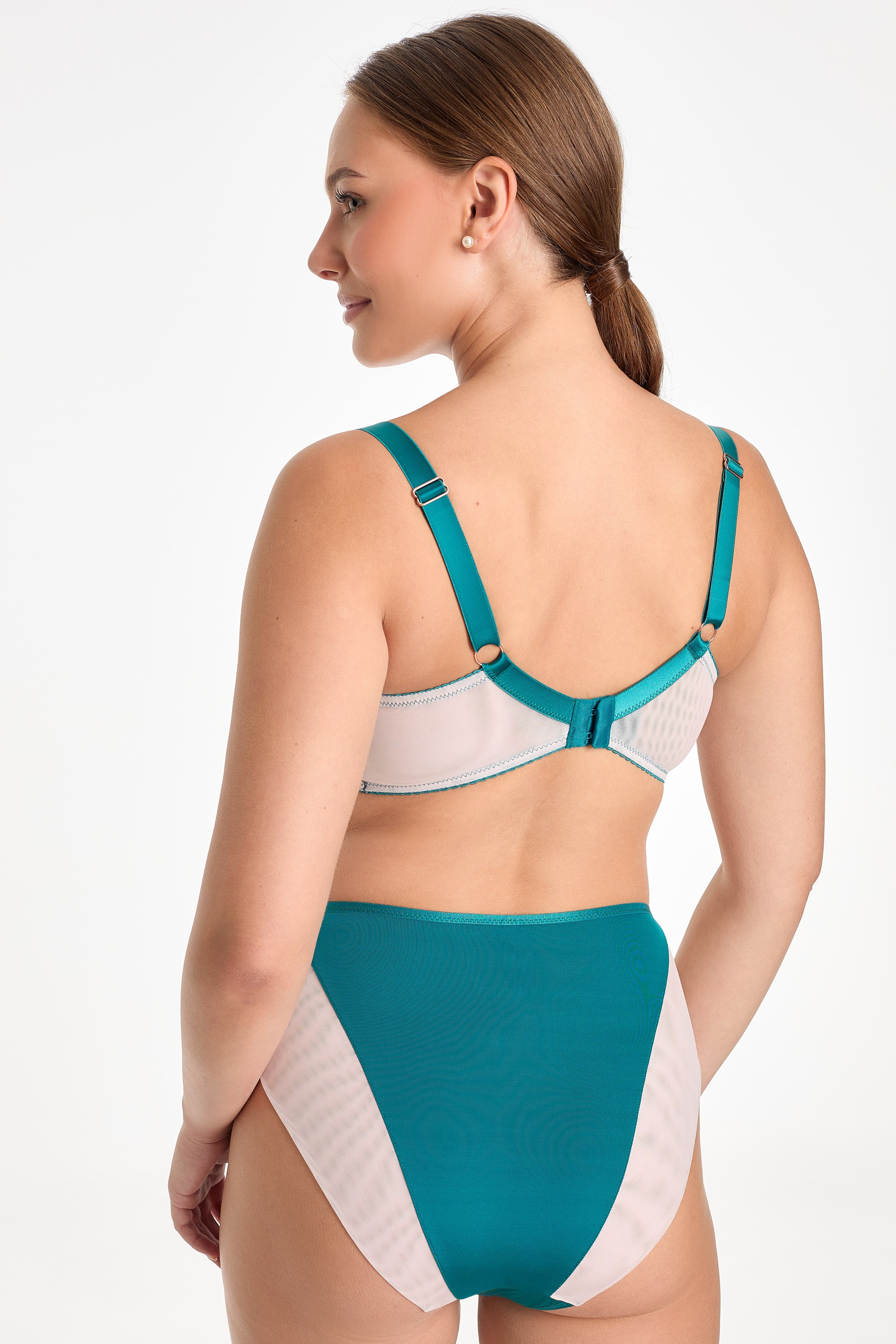 Salma high waisted panties C125 emerald green