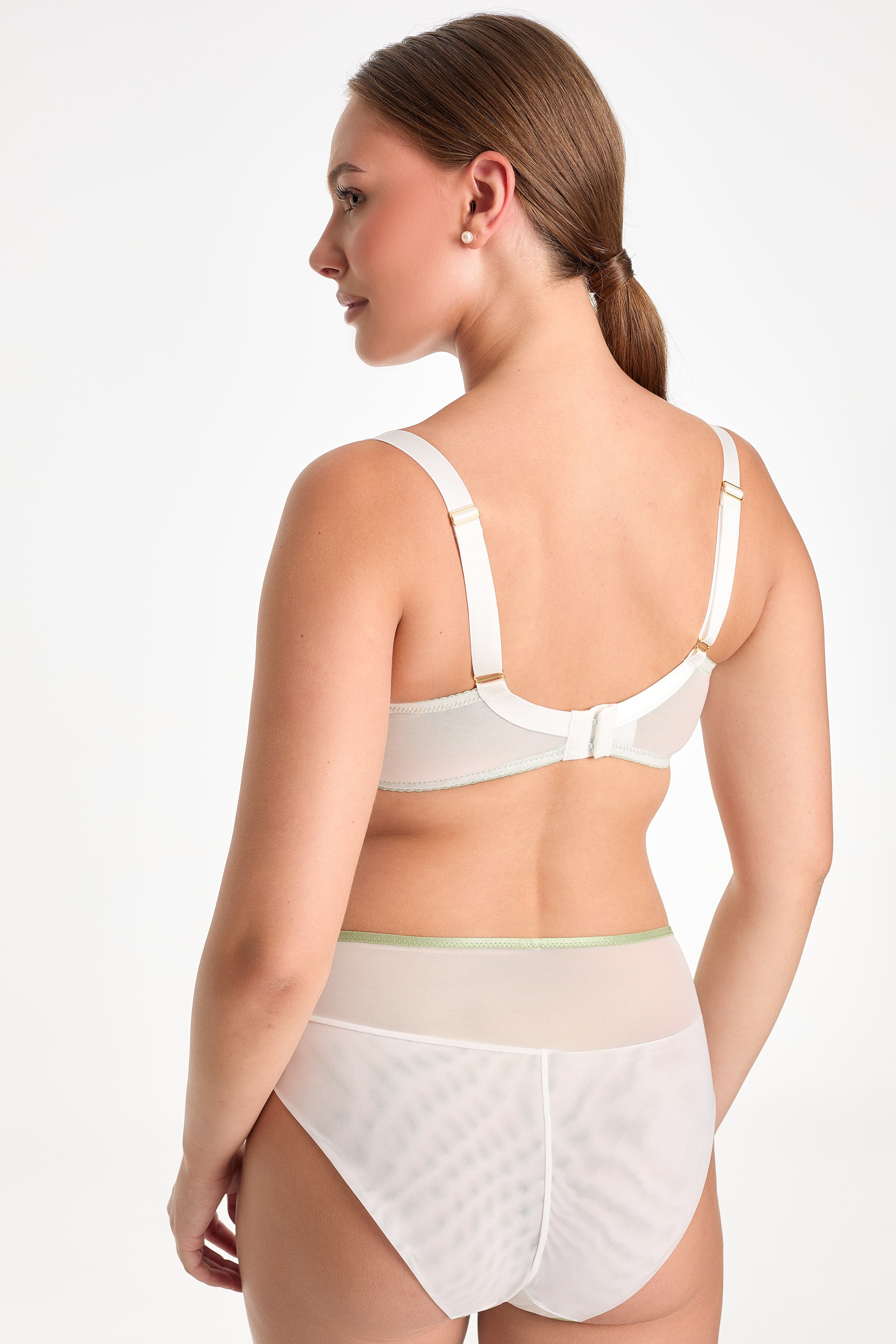 Limon high waisted panties C125 cream
