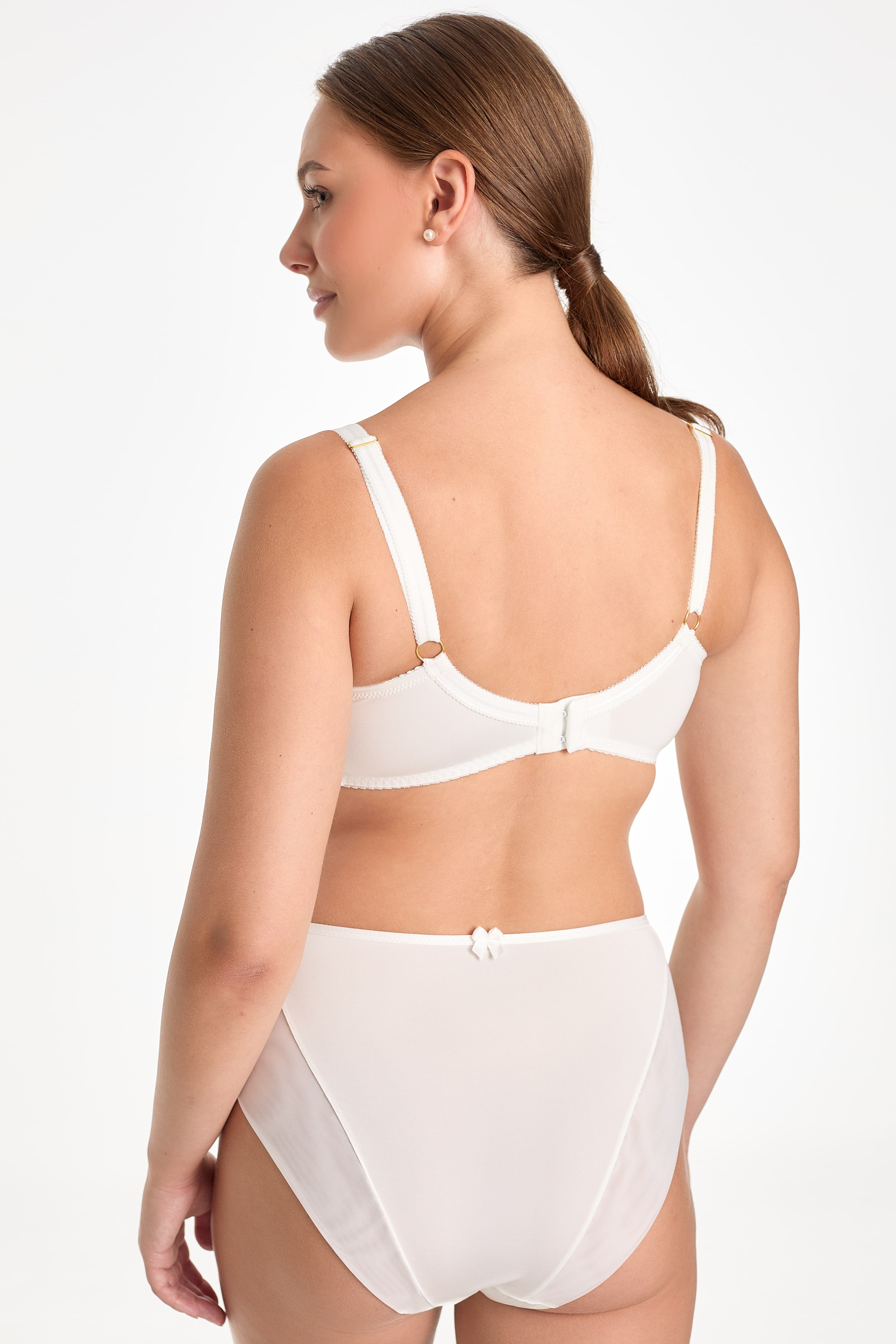 Rina high waisted panties C125 cream