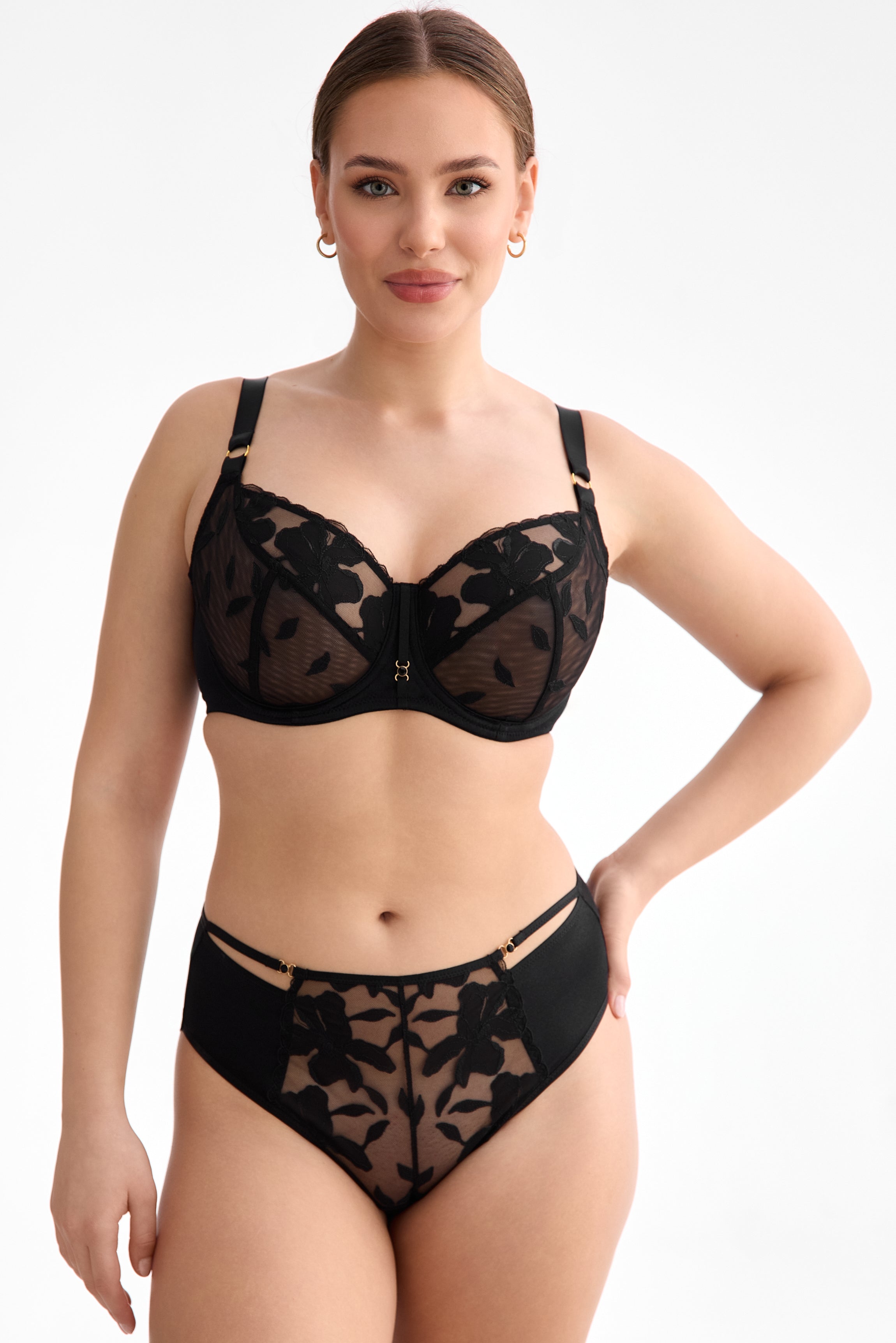 Emma full cup bra B161 black