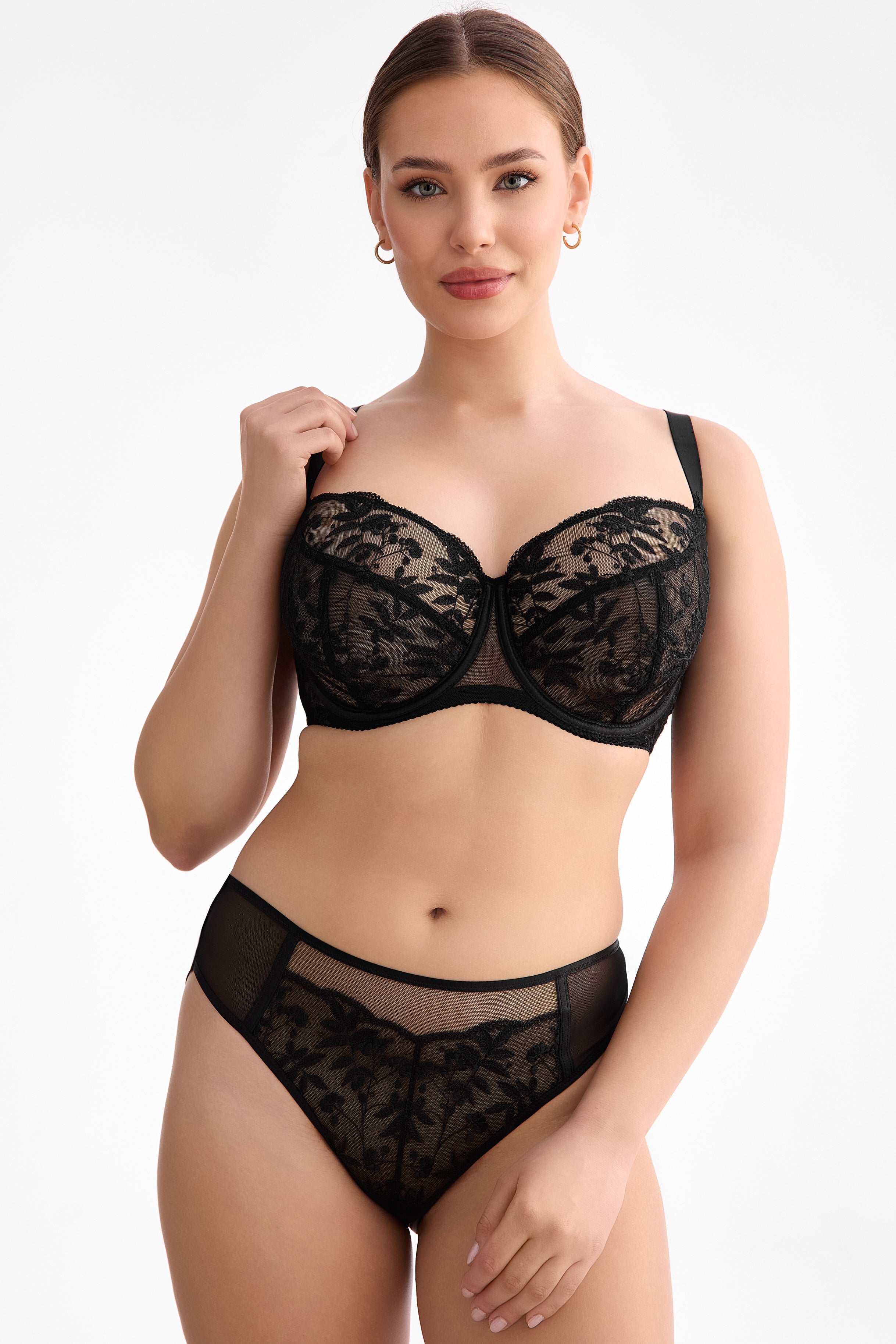 Fiora for large bust bra B171 black