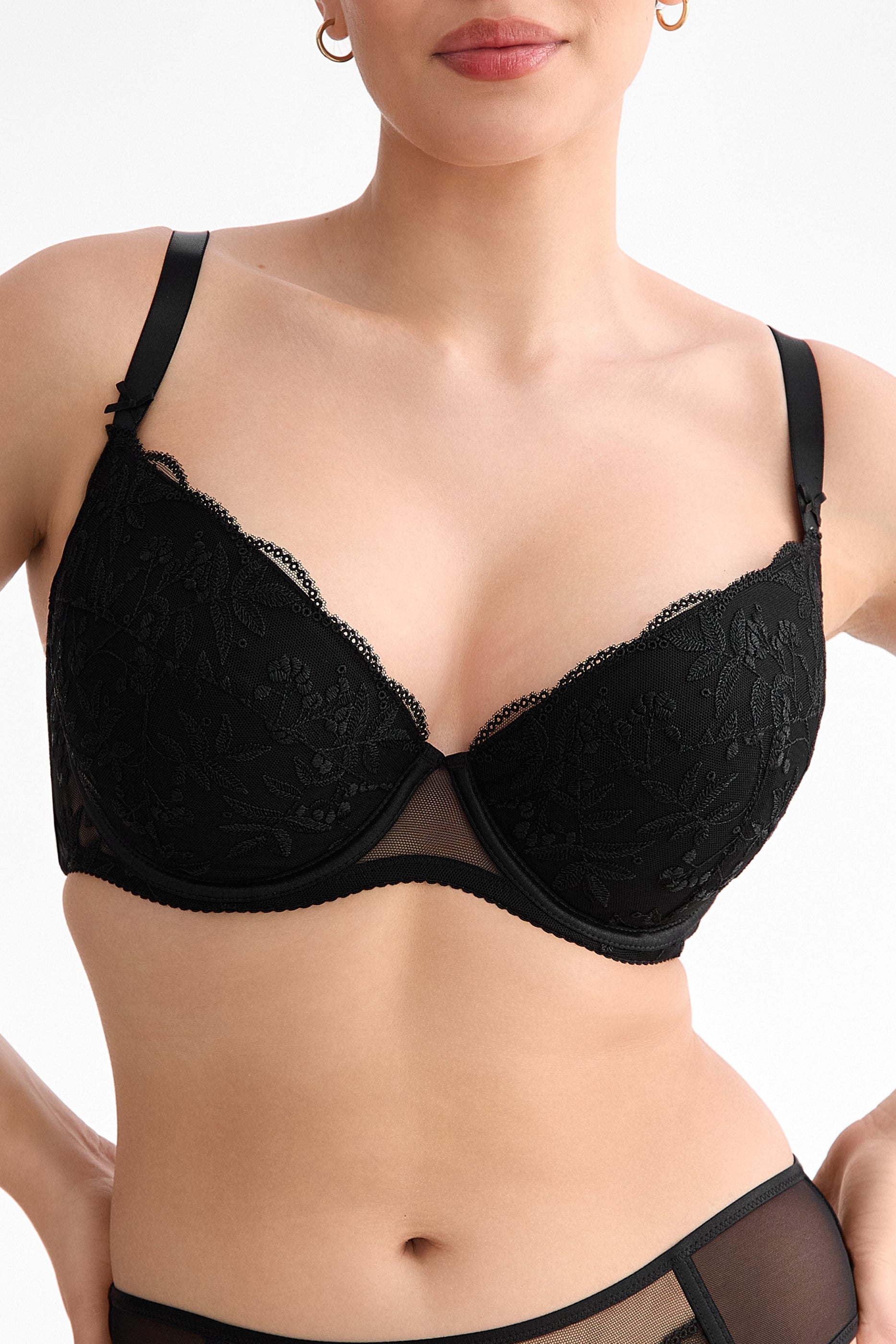 Fiora push up bra B214 black