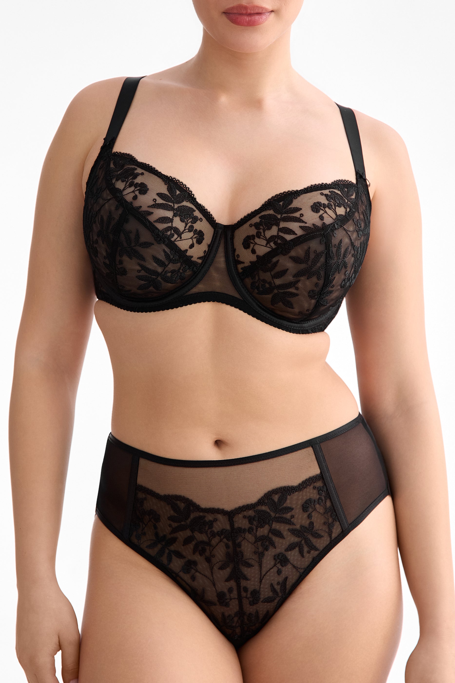 Fiora full cup bra B161 black