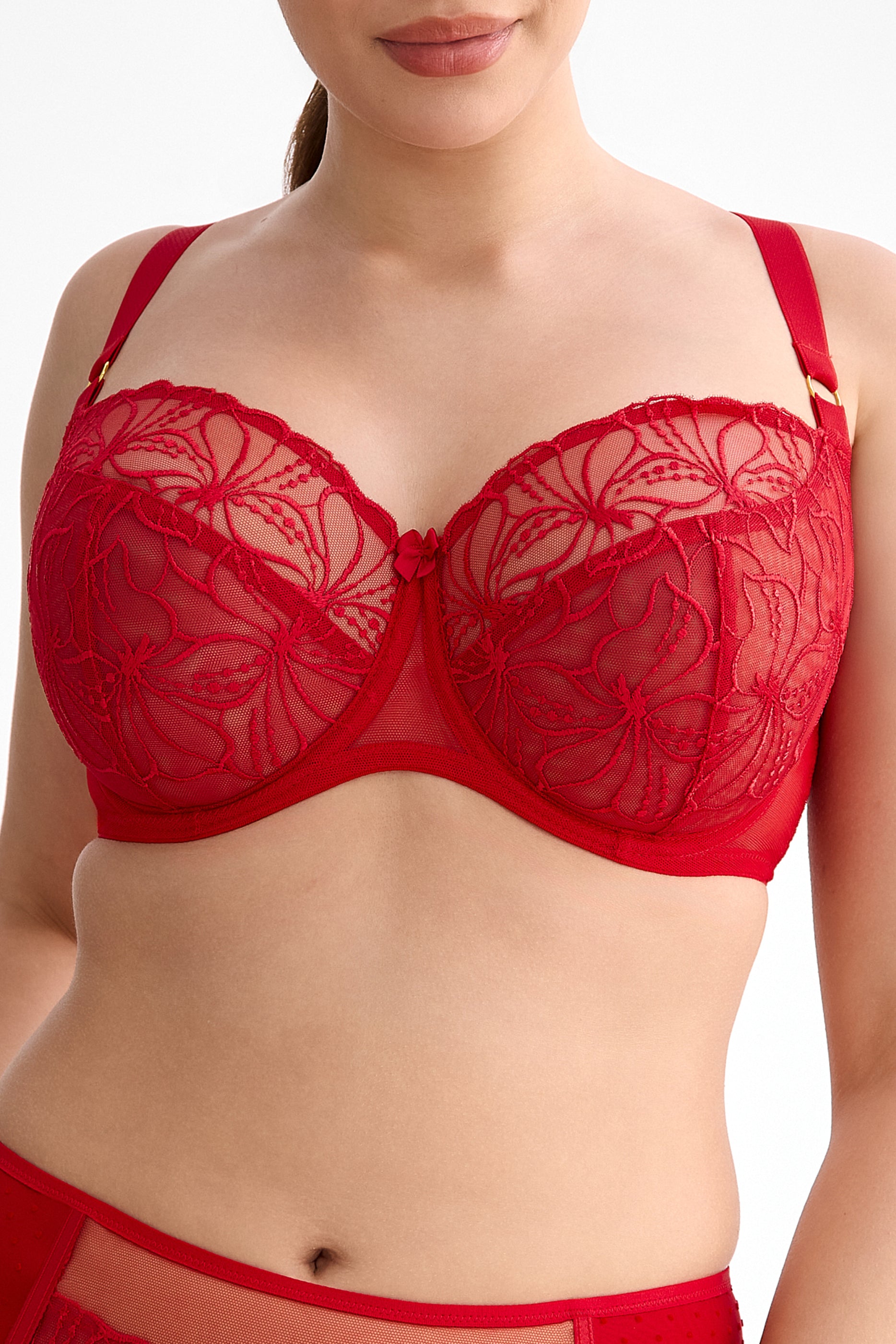 Harper for large bust bra B171 red