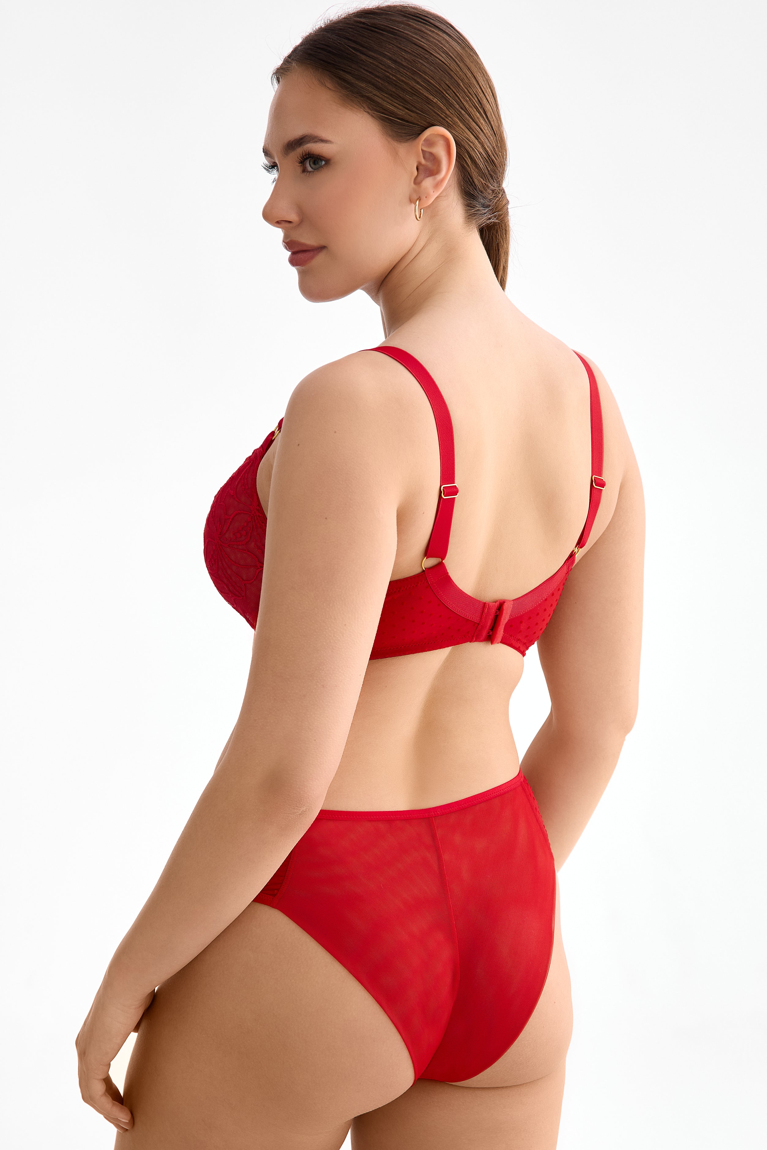 Harper full cup bra B161 red