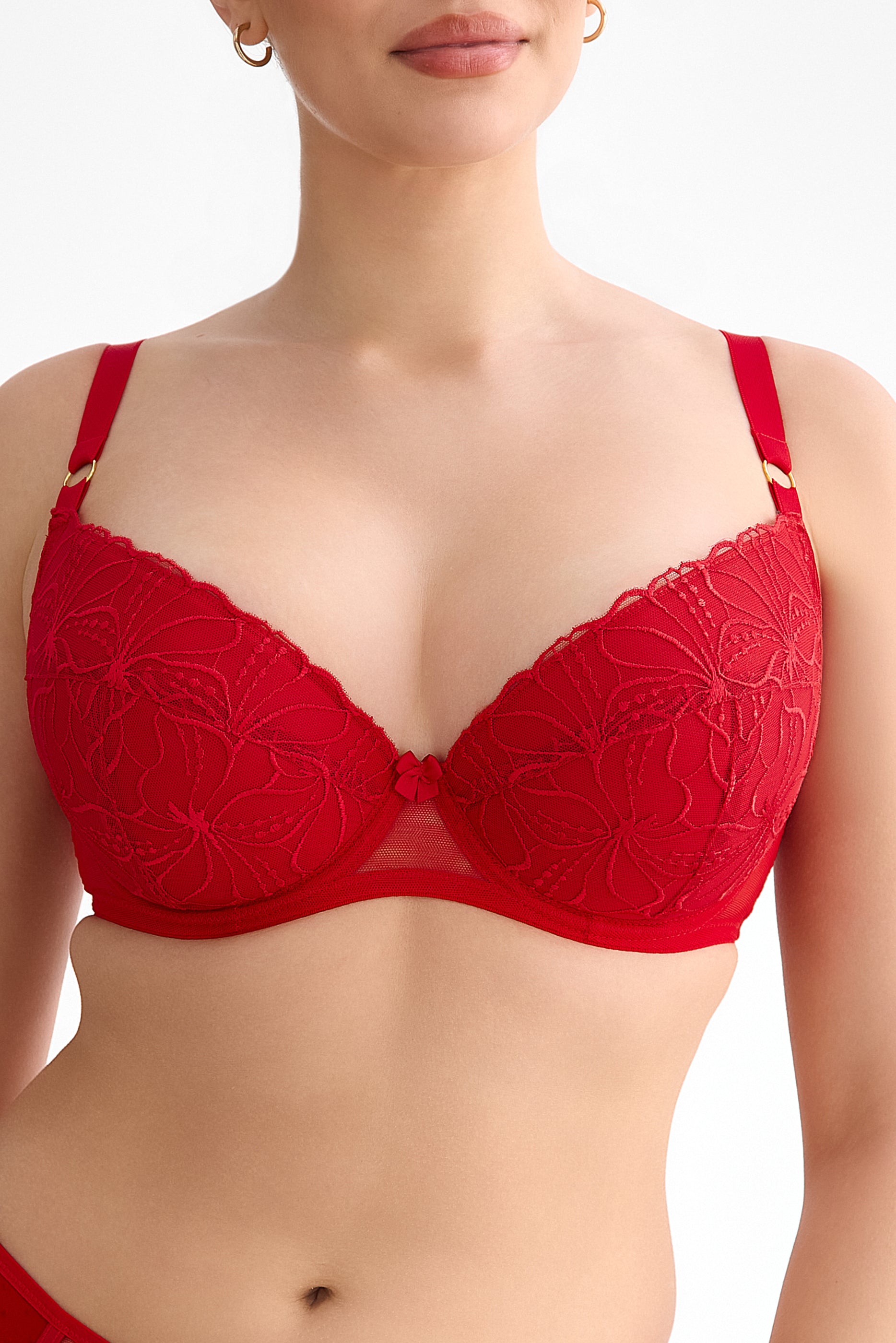Harper push up bra B214 red