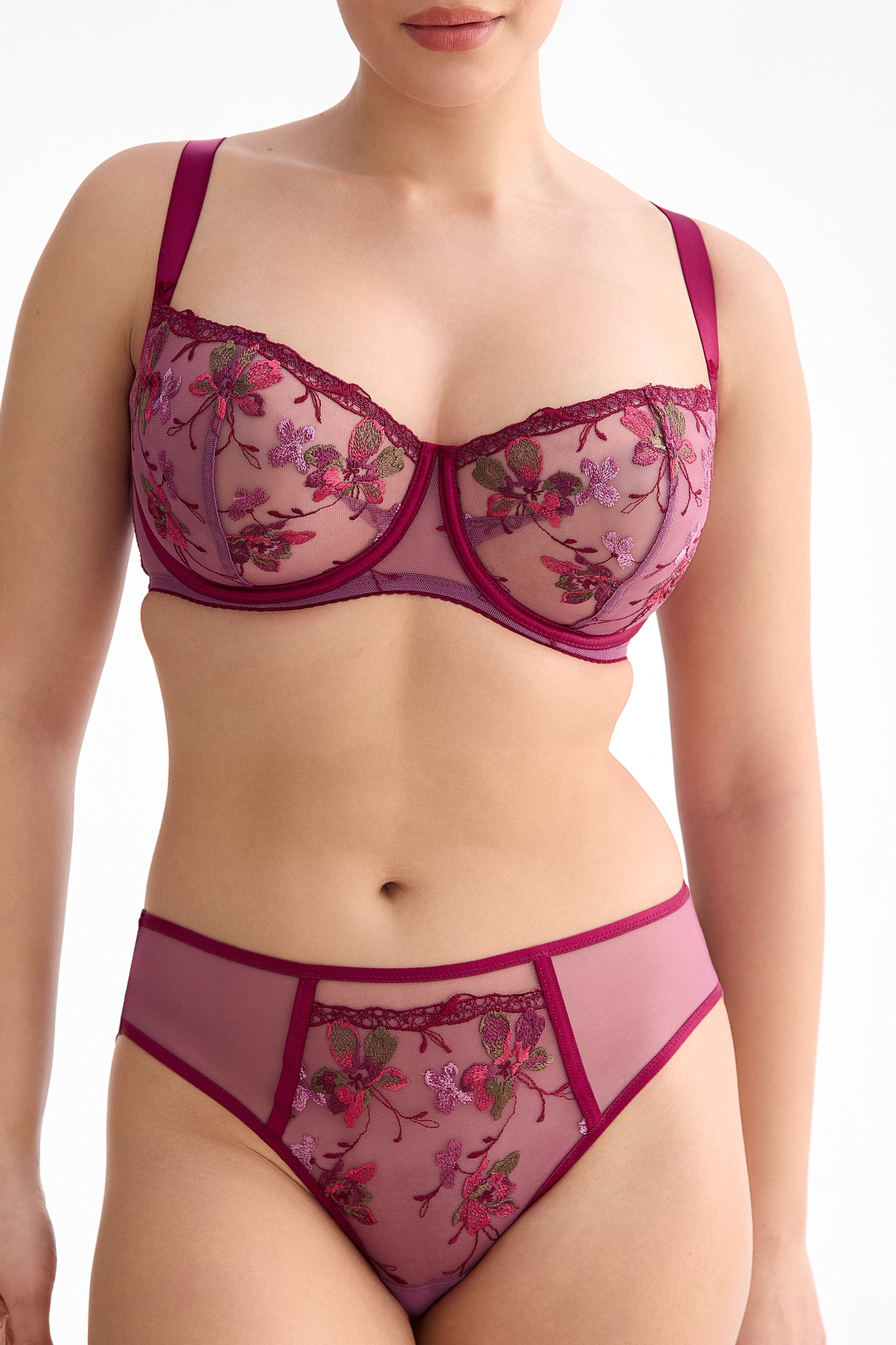 Karmela soft balconette bra B139 amethyst