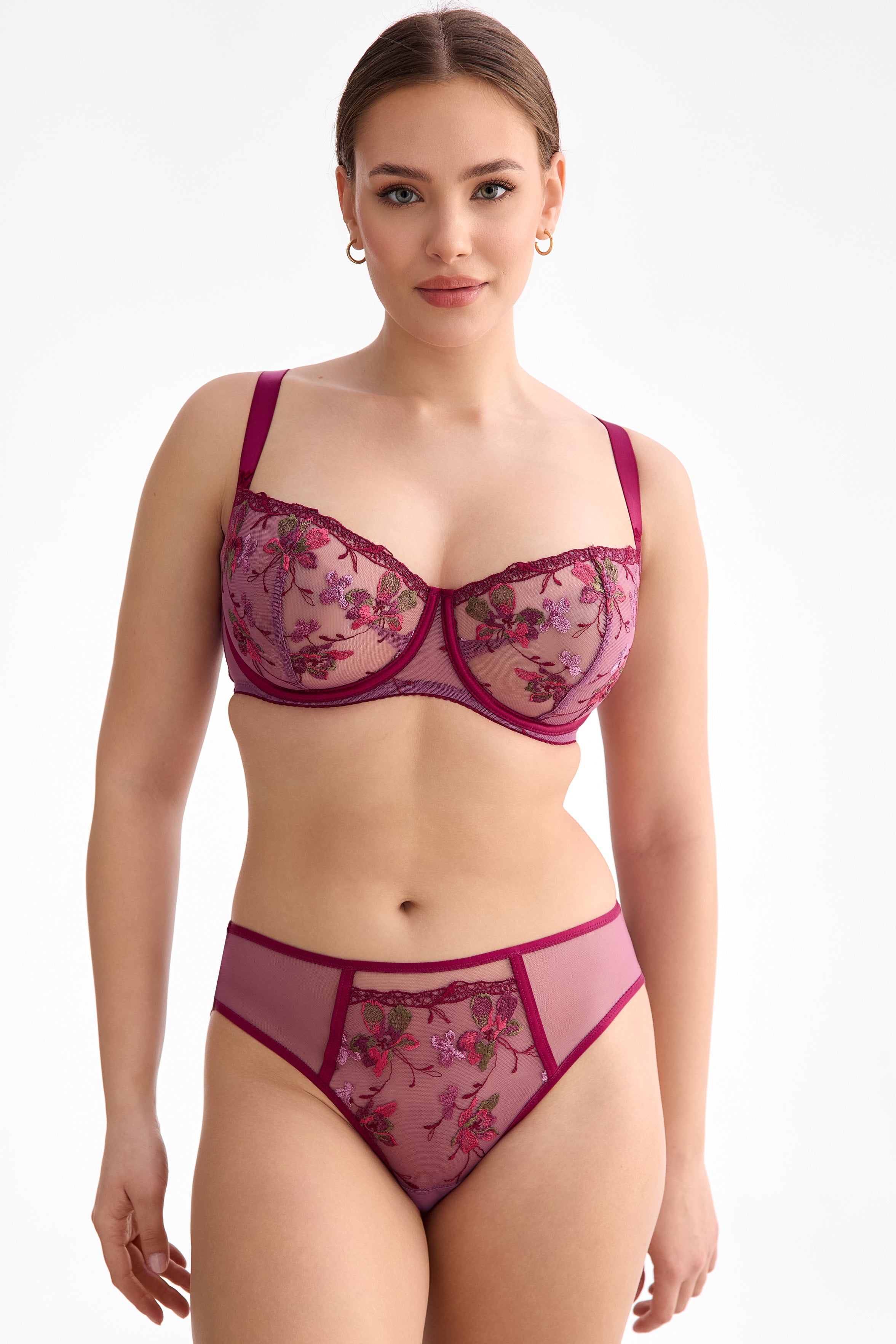 Karmela soft balconette bra B139 amethyst