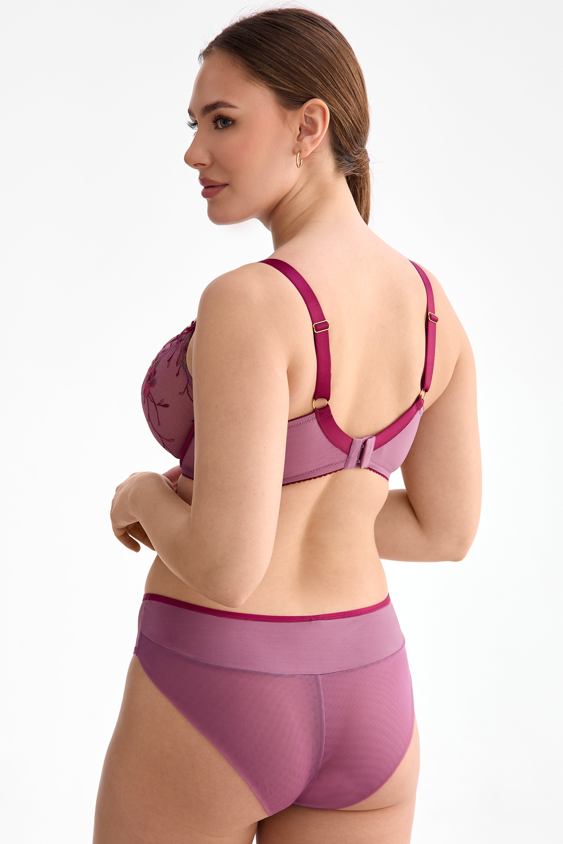 Karmela full cup bra for large busts B171 amethyst