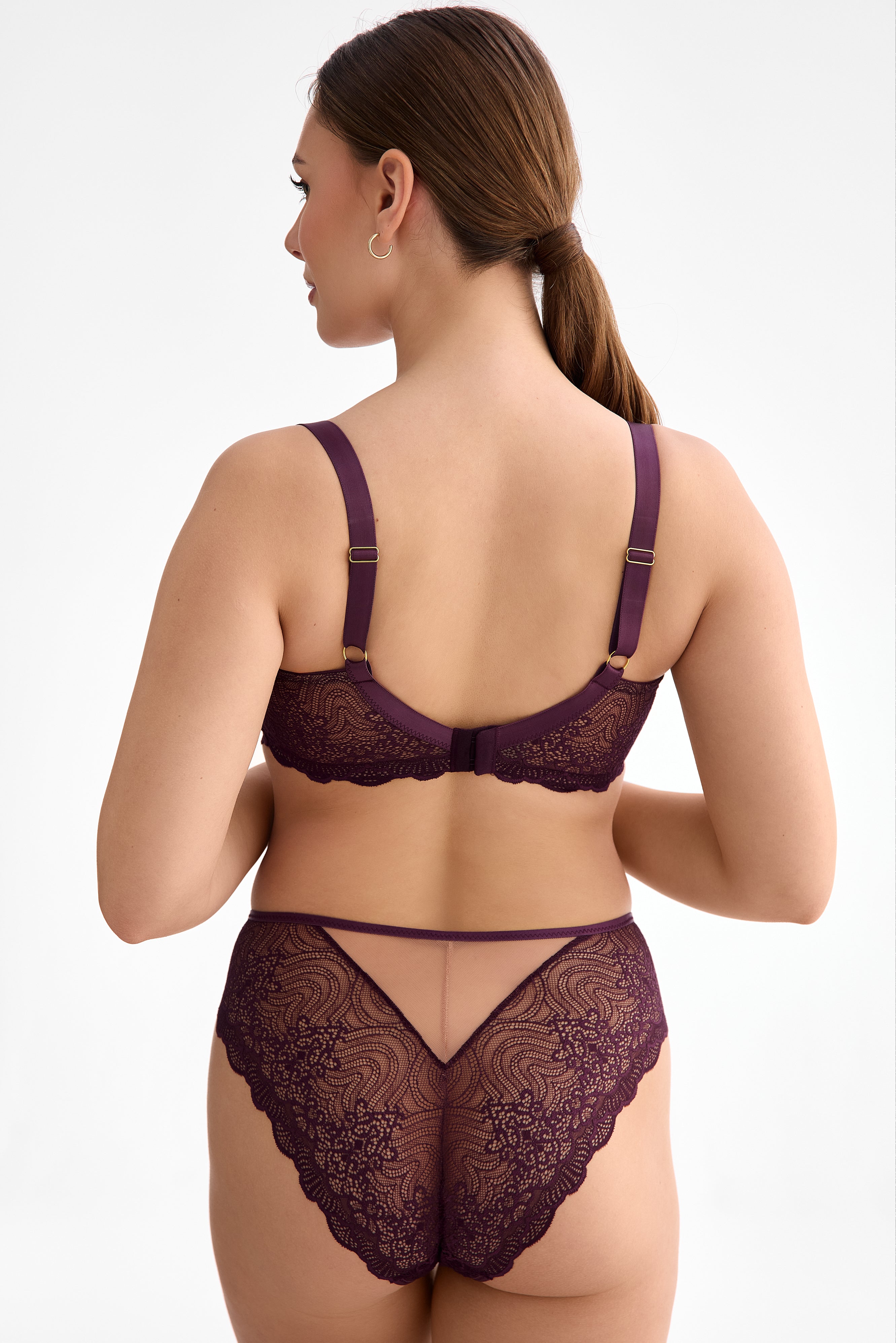 Maribel for large bust bra B171 liquid cherry