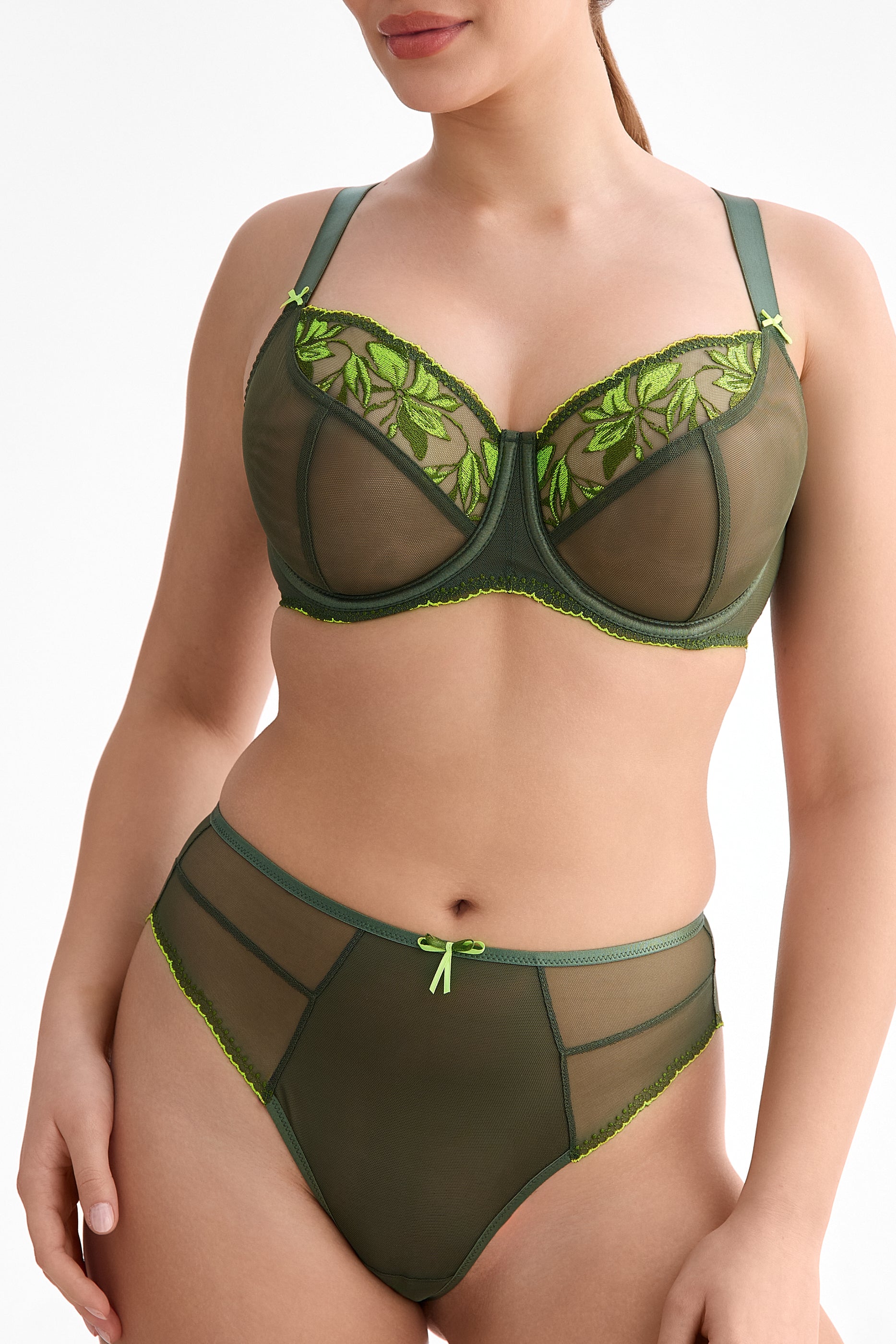 Olivia tanga panties C511 green