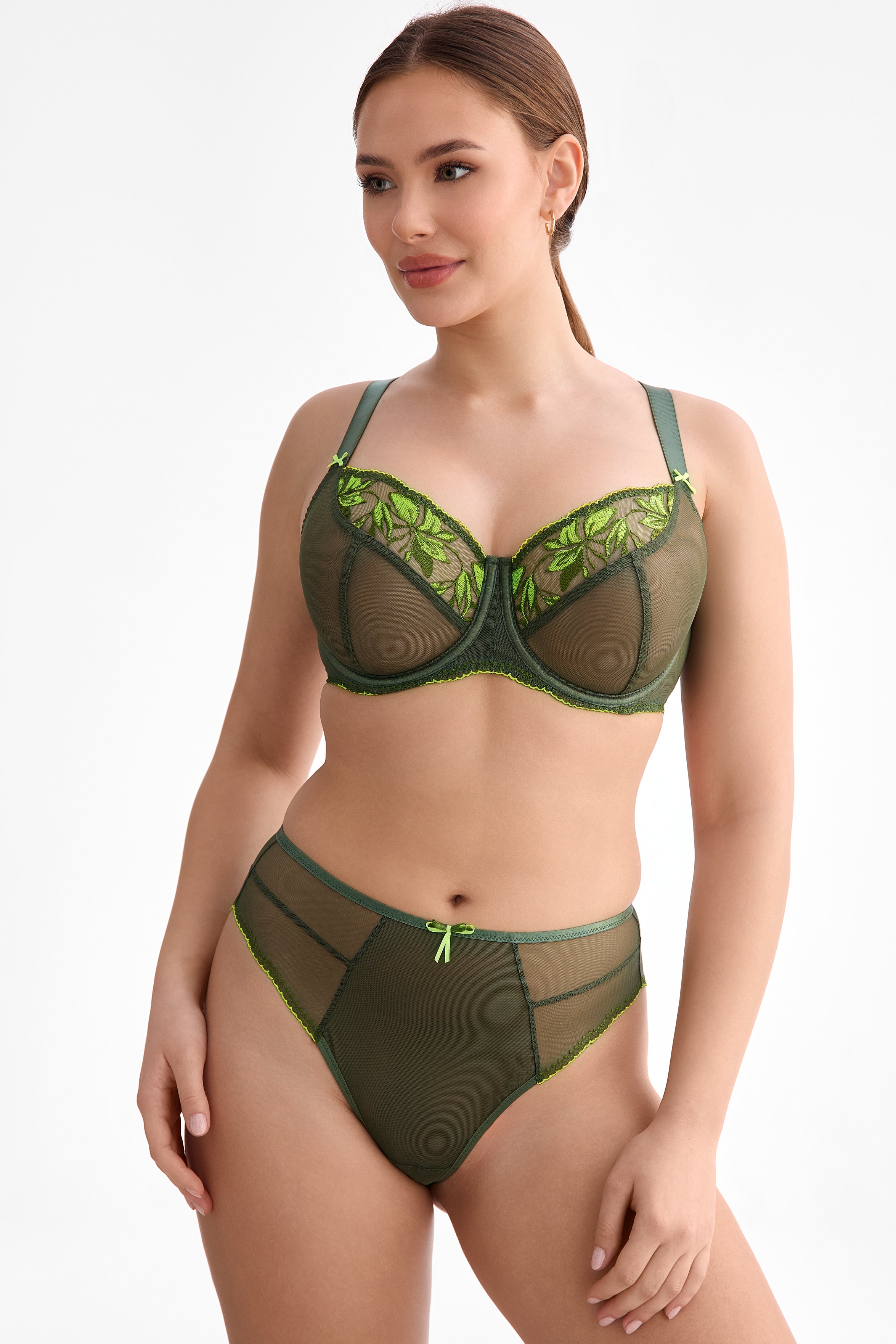 Olivia full cup bra B161 green