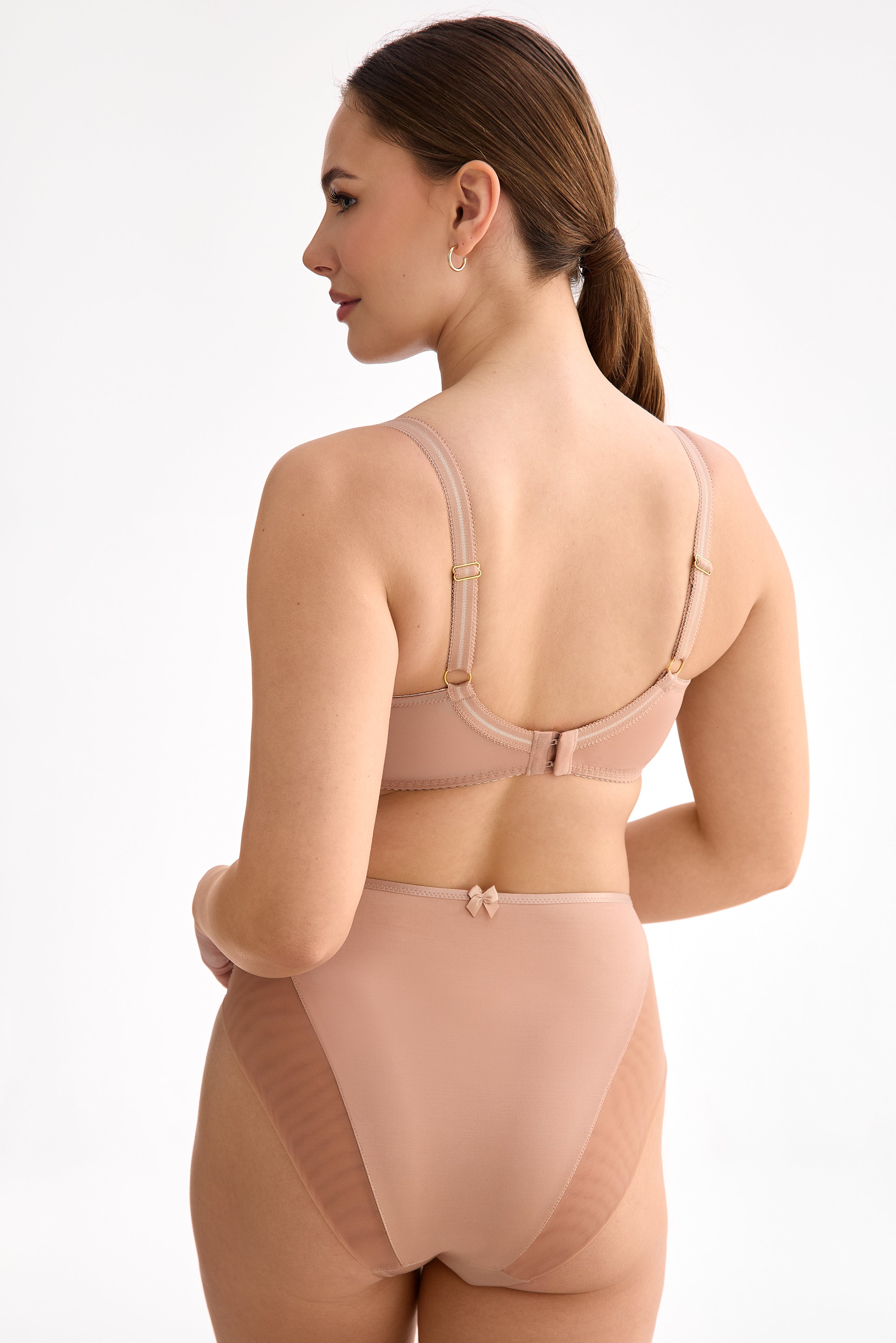 Rina high waisted panties C125 beige