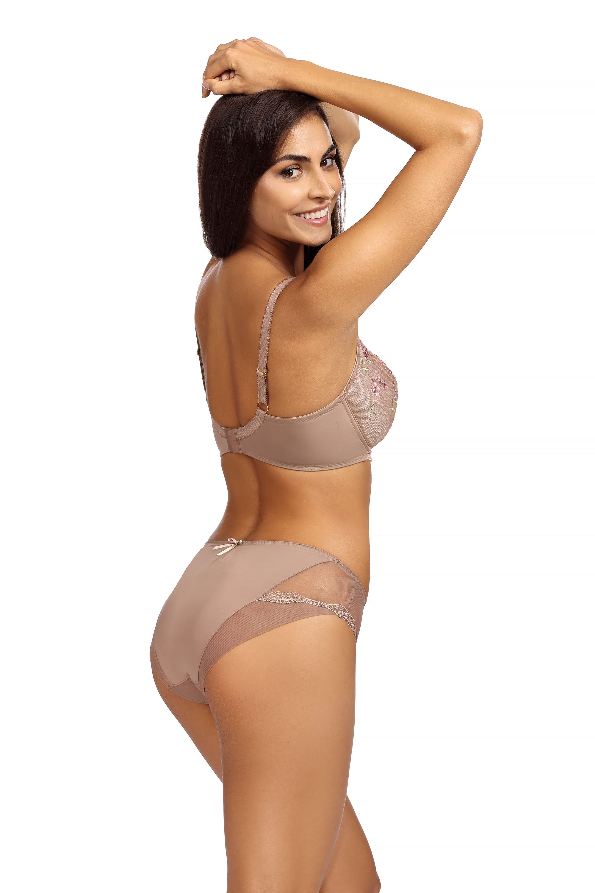 Hana semi-soft bra B150 chocolate