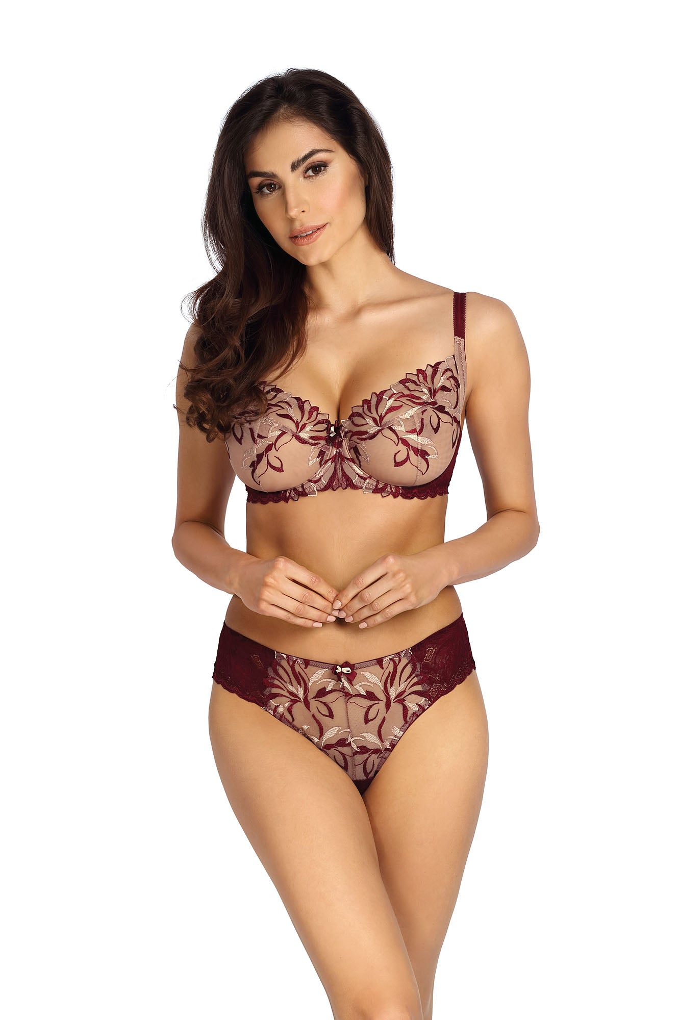 Jasmin soft bra B103 burgundy