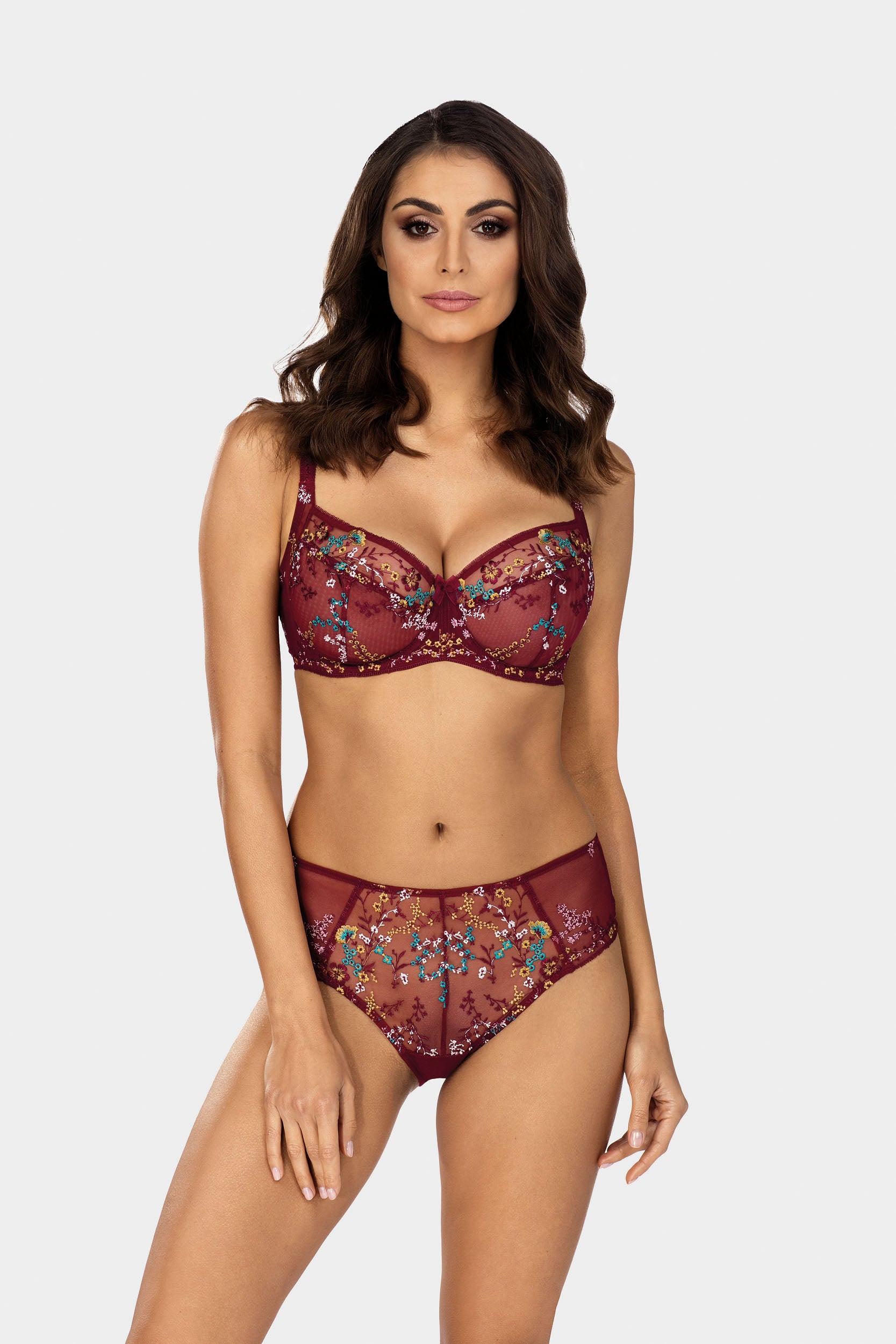 Sansa soft bra B103 burgundy