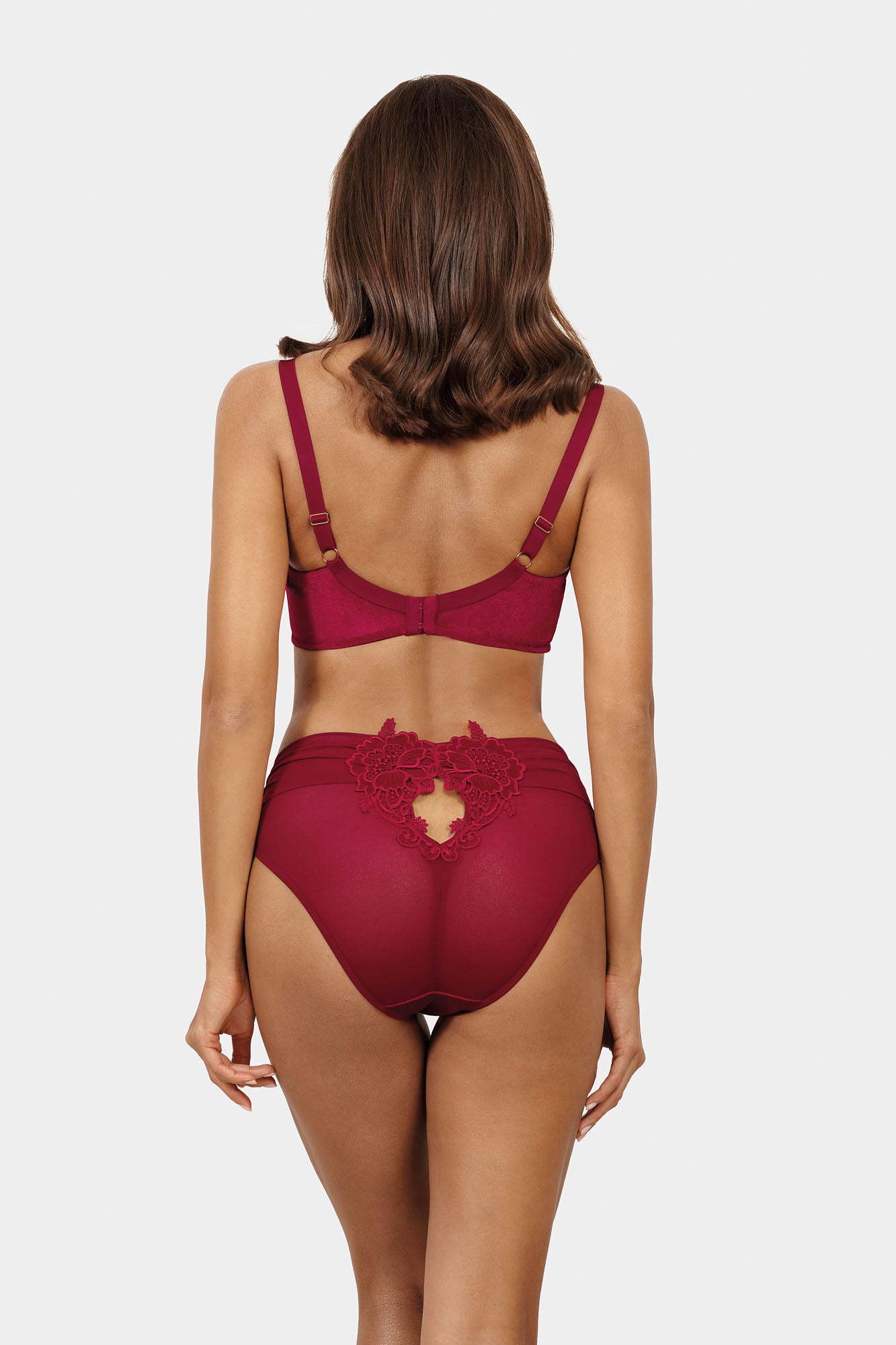Dolores soft balconette bra B139 burgundy