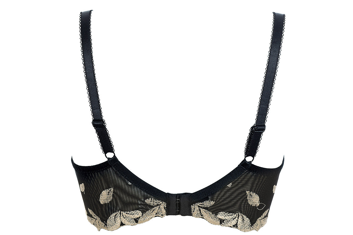 Daria soft bra B103 black and baige