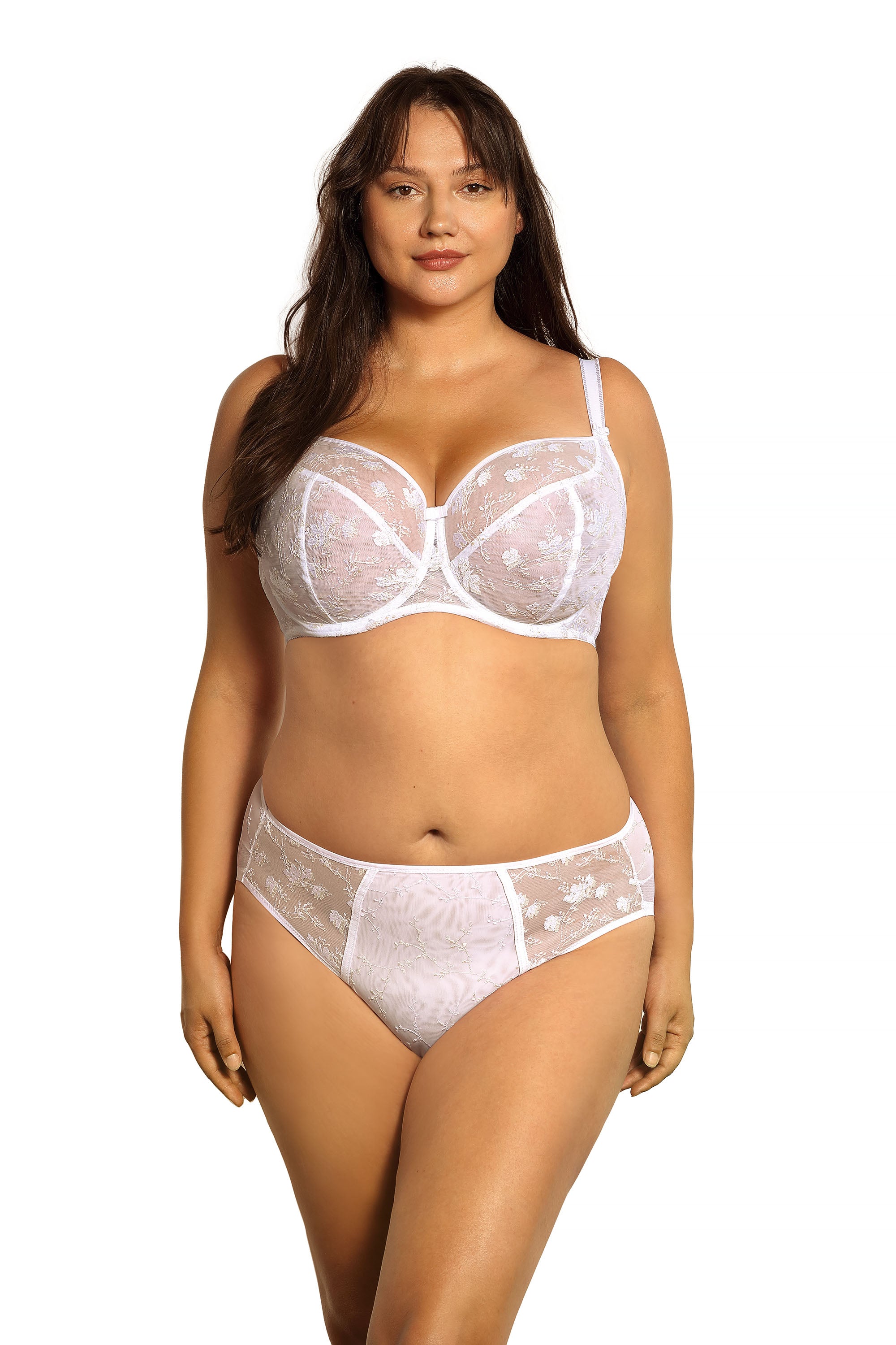 Alona high-waisted panties C125 white