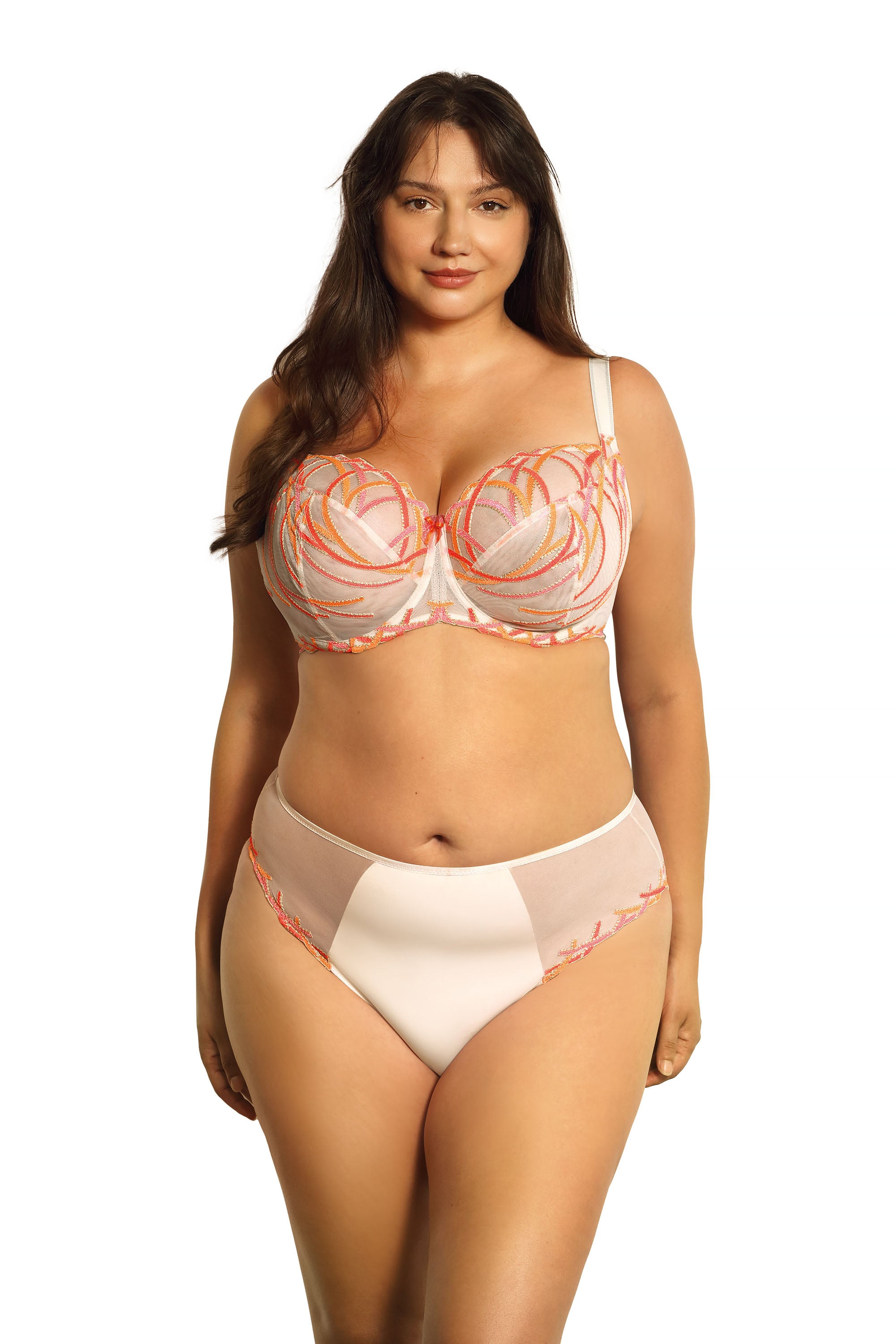 Naomi high-waisted panties C125 orange