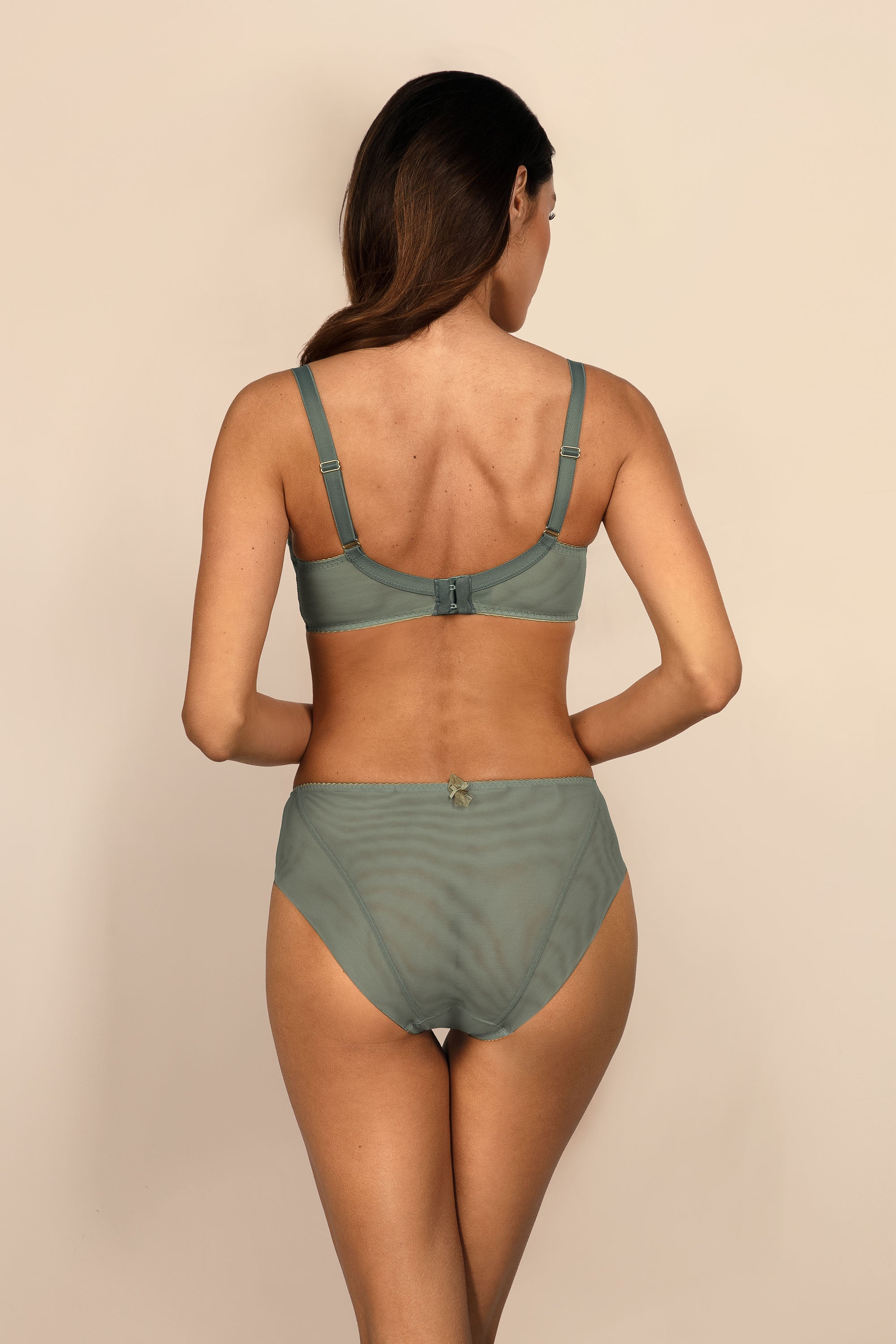 Natali high waisted panties C124 blue-grey