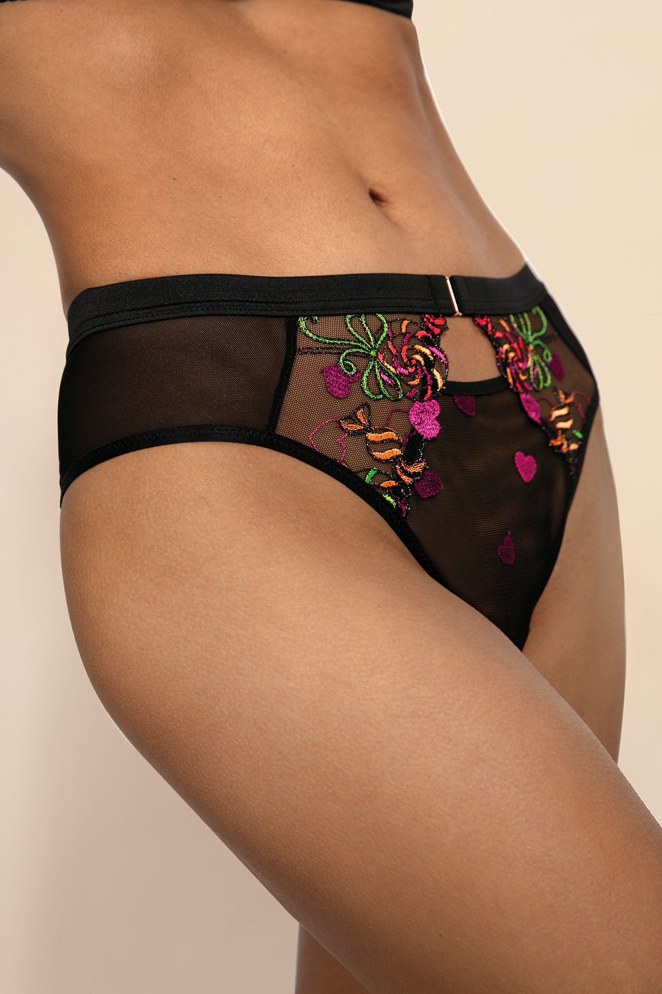 Lola brazilian panties C322 black