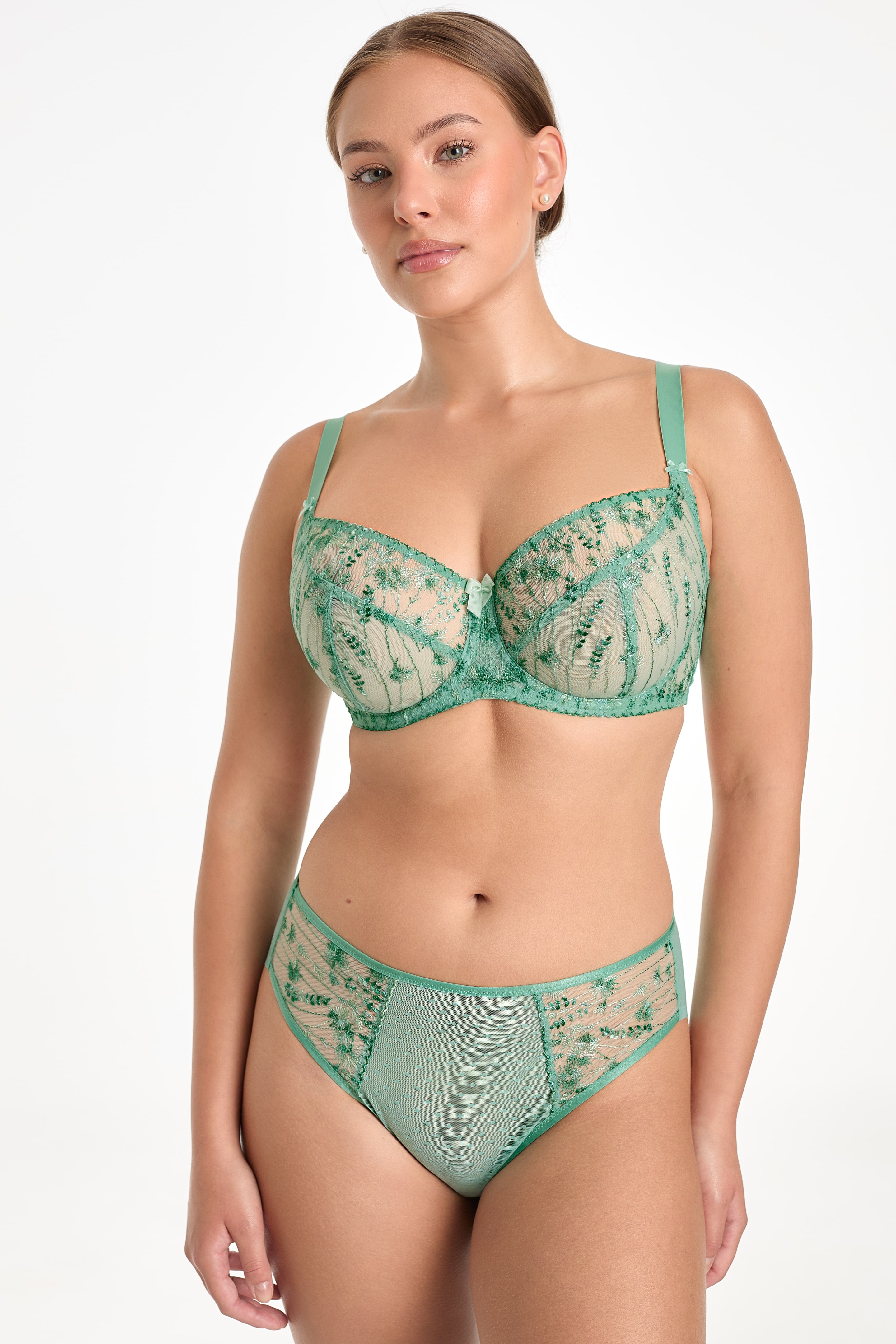 Sovana full cup bra B161 green