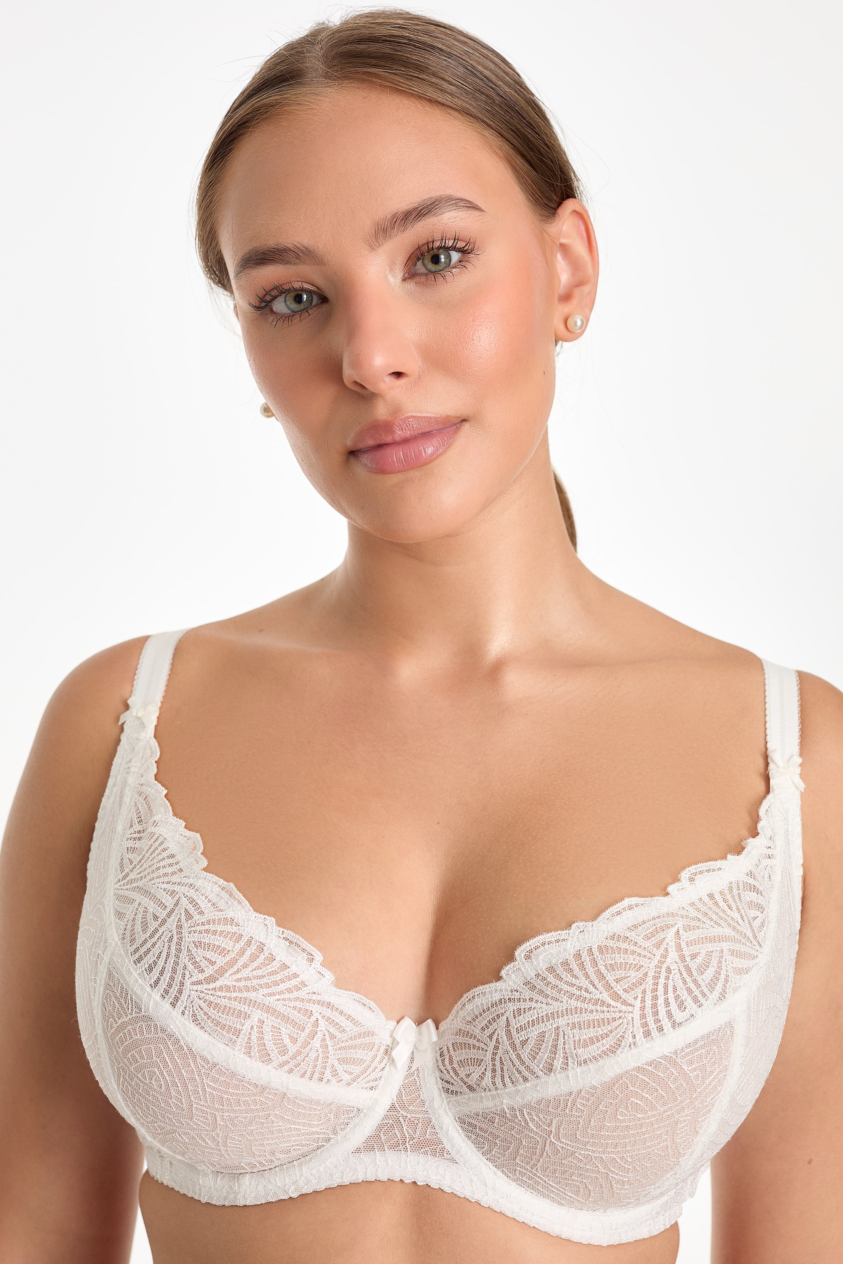 Rina soft plunge bra B162 cream