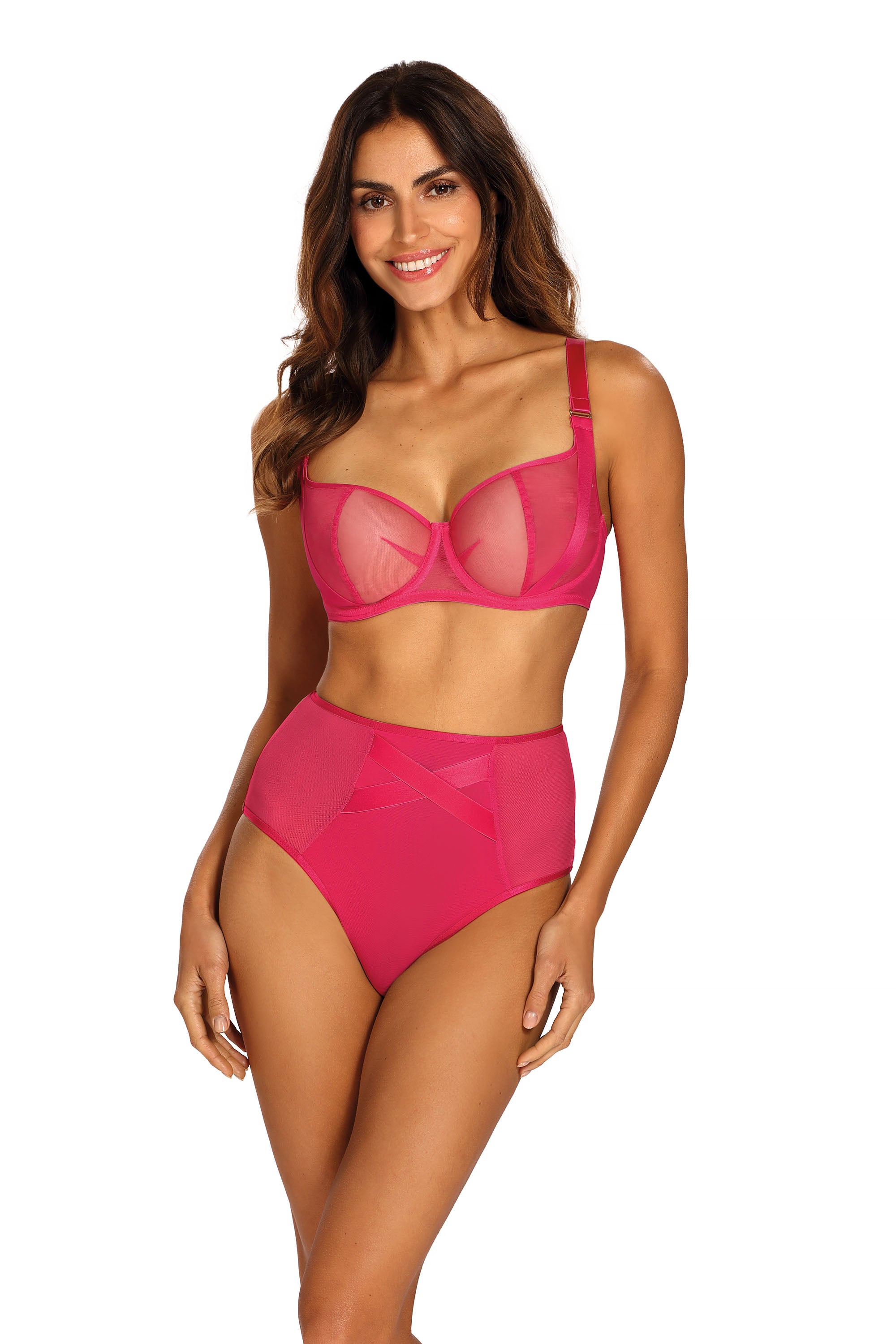 Pryma Soft Balconette bra B139 pink