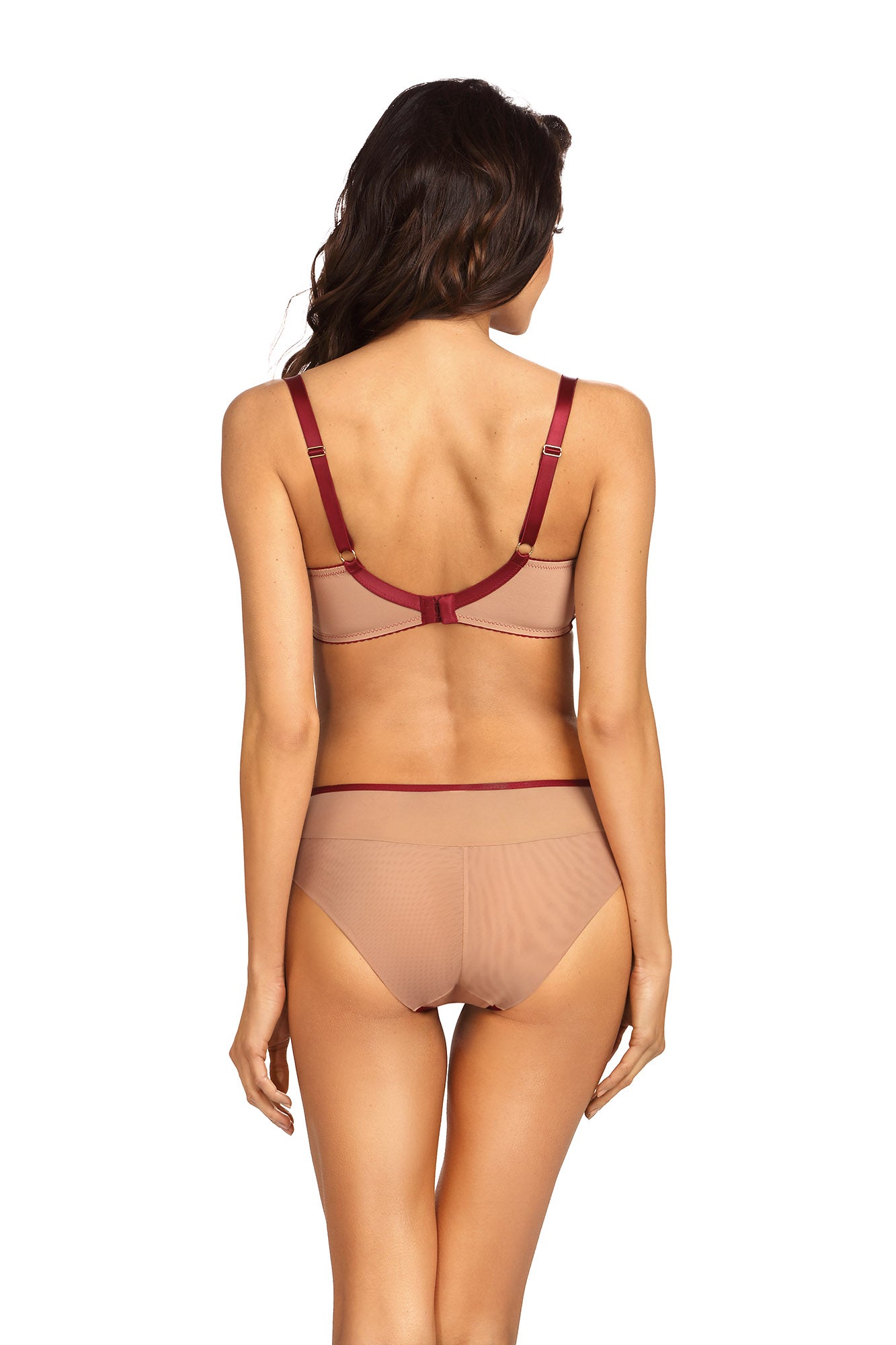 Tresor soft bra B104 burgundy