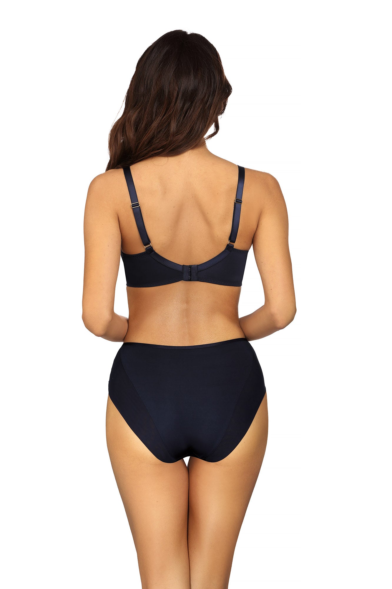 Bonita high-waisted panties C124 navy blue