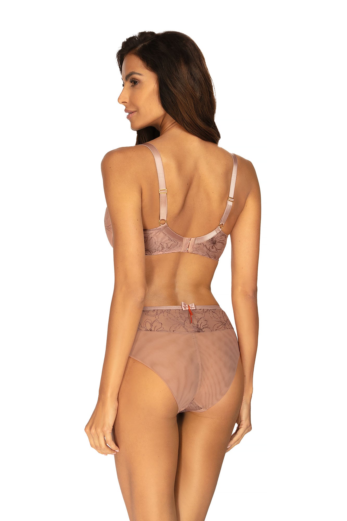 Kaira high waisted panties C125 chcolate