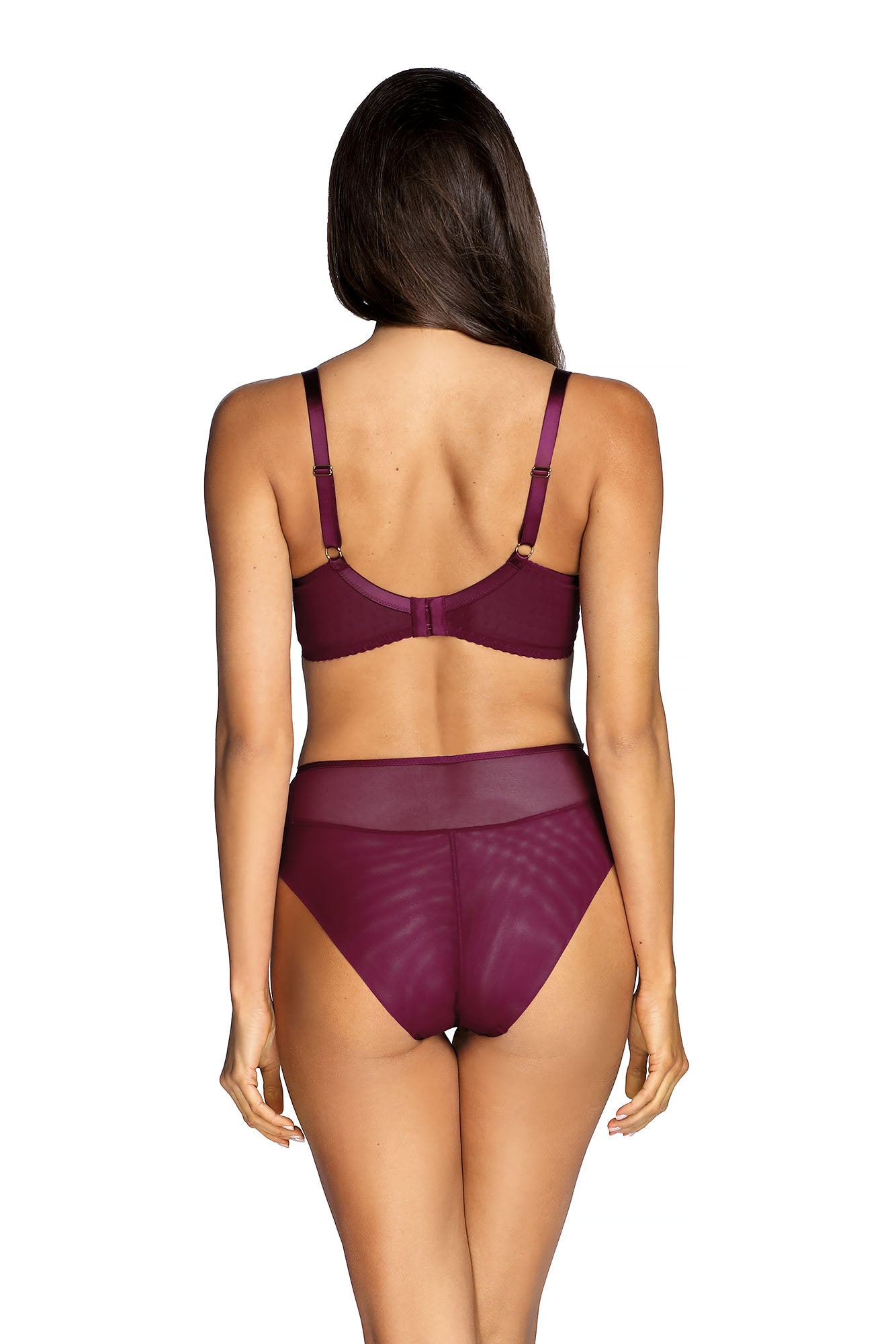 Nora soft bra B161 burgundy