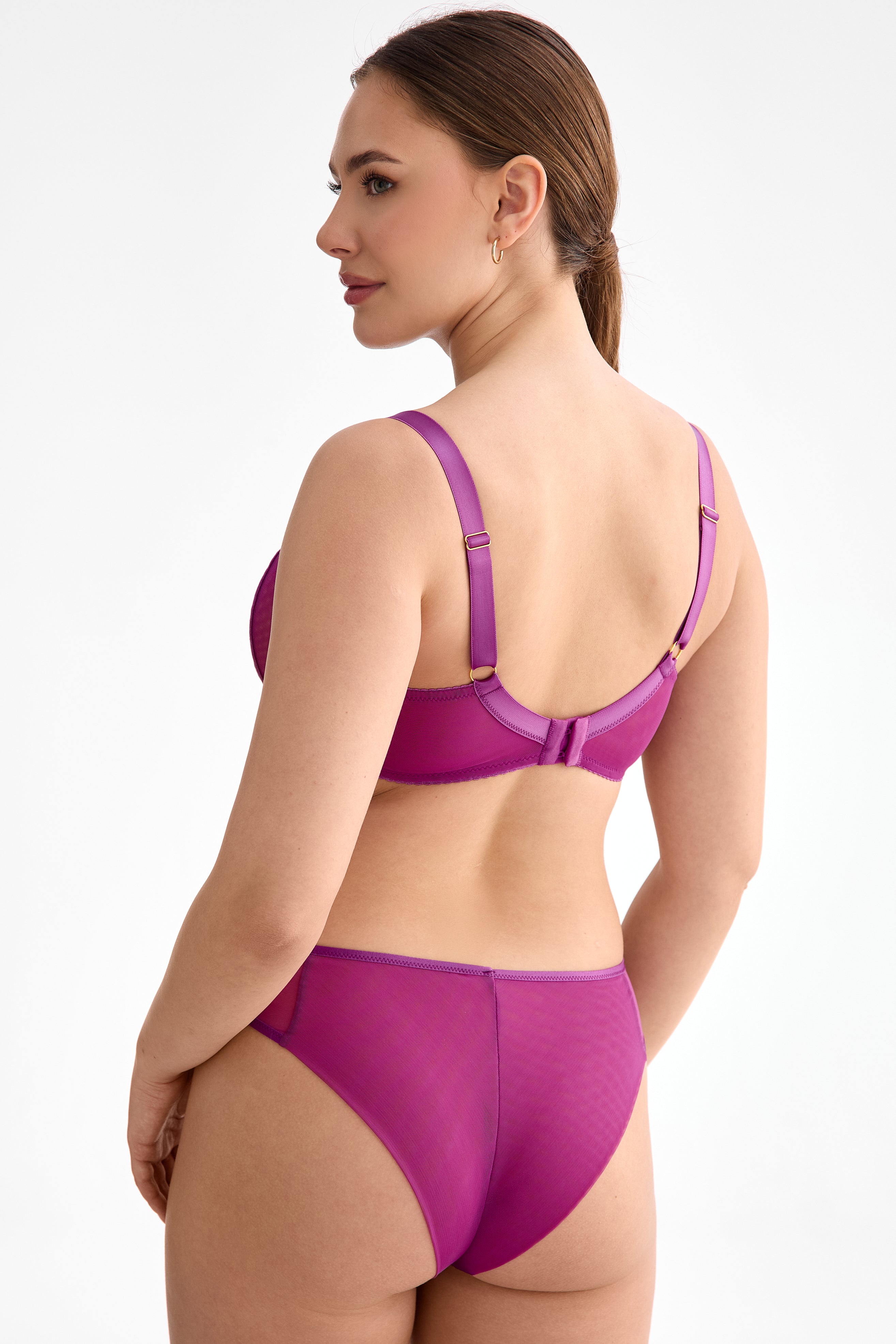 Fiora soft balconette bra B136 fuchsia ombre
