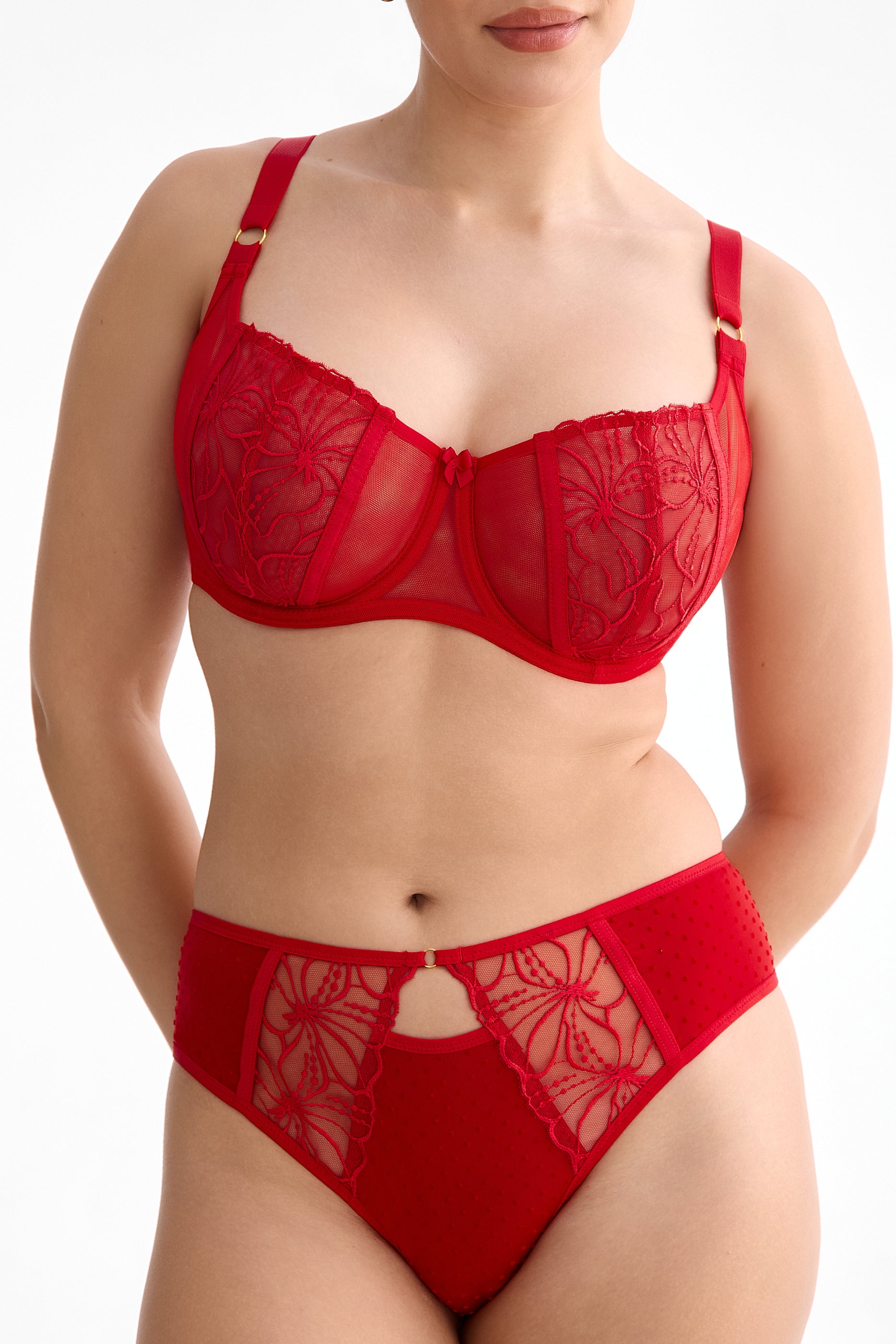 Harper brazilian panties C322 red