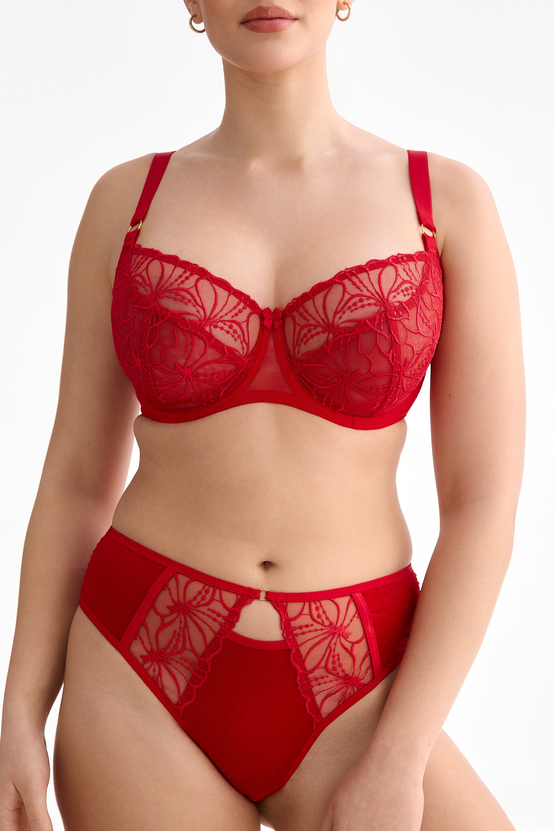 Harper brazilian panties C322 red