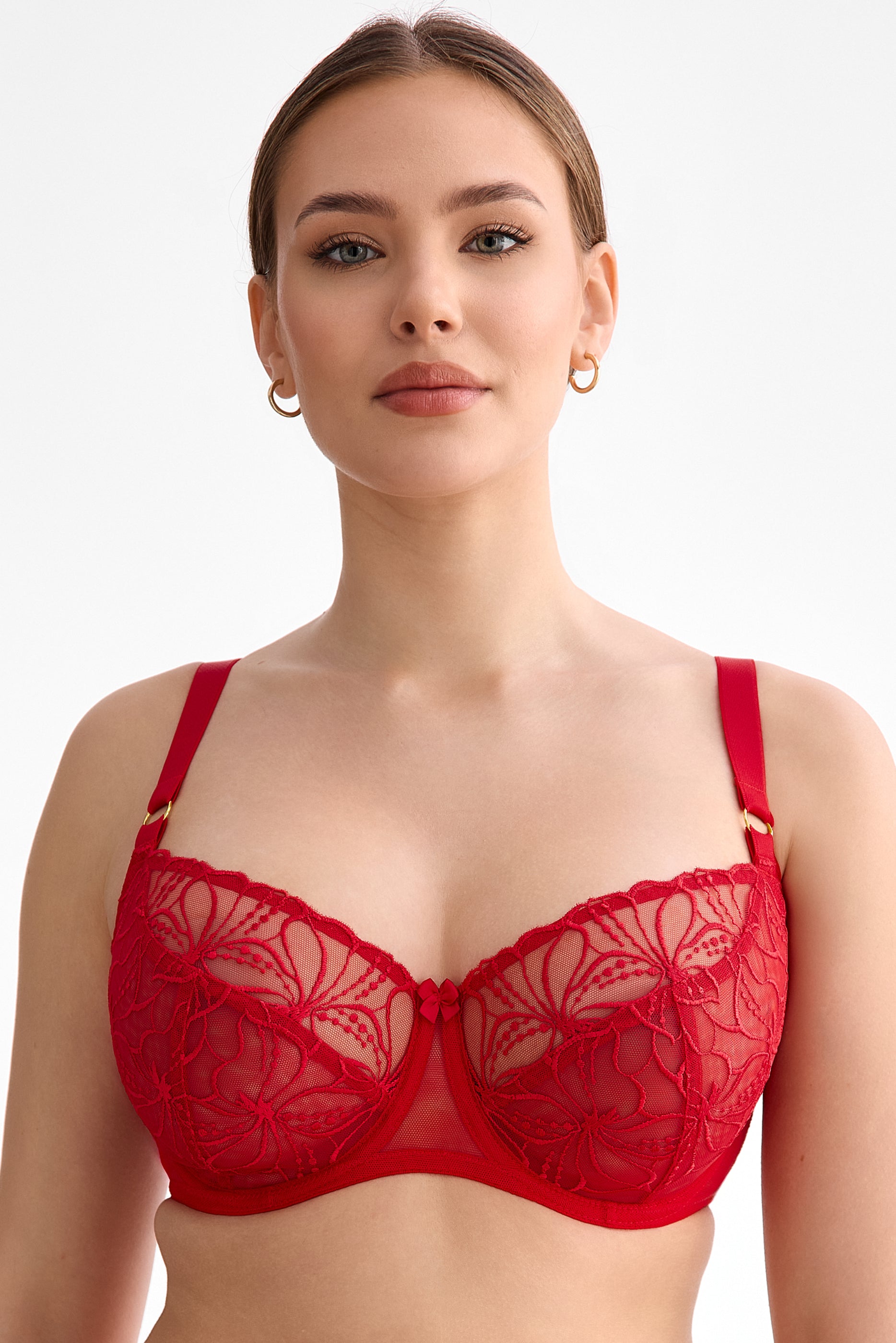 Harper full cup bra B161 red