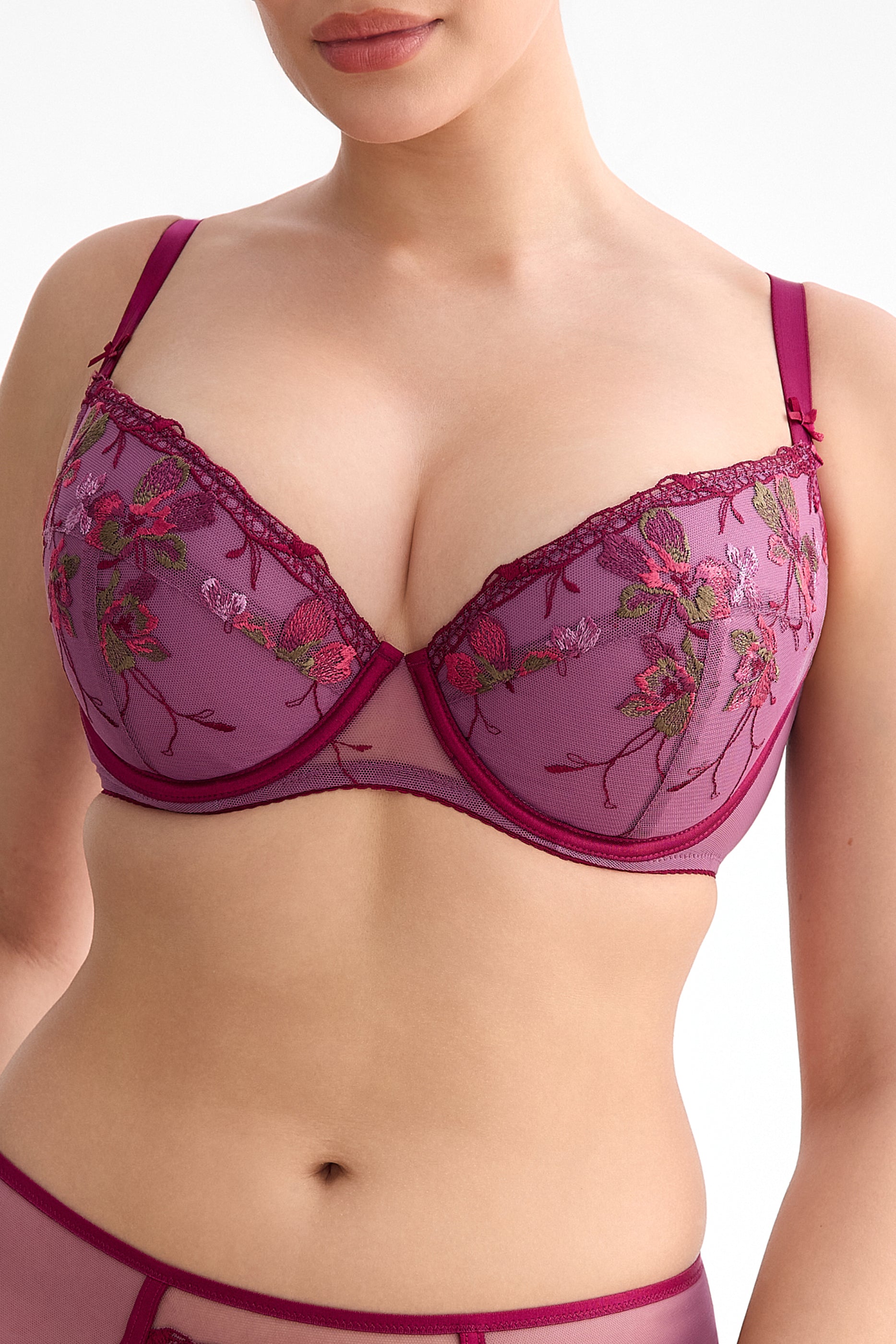 Karmela push up bra B214 amethyst