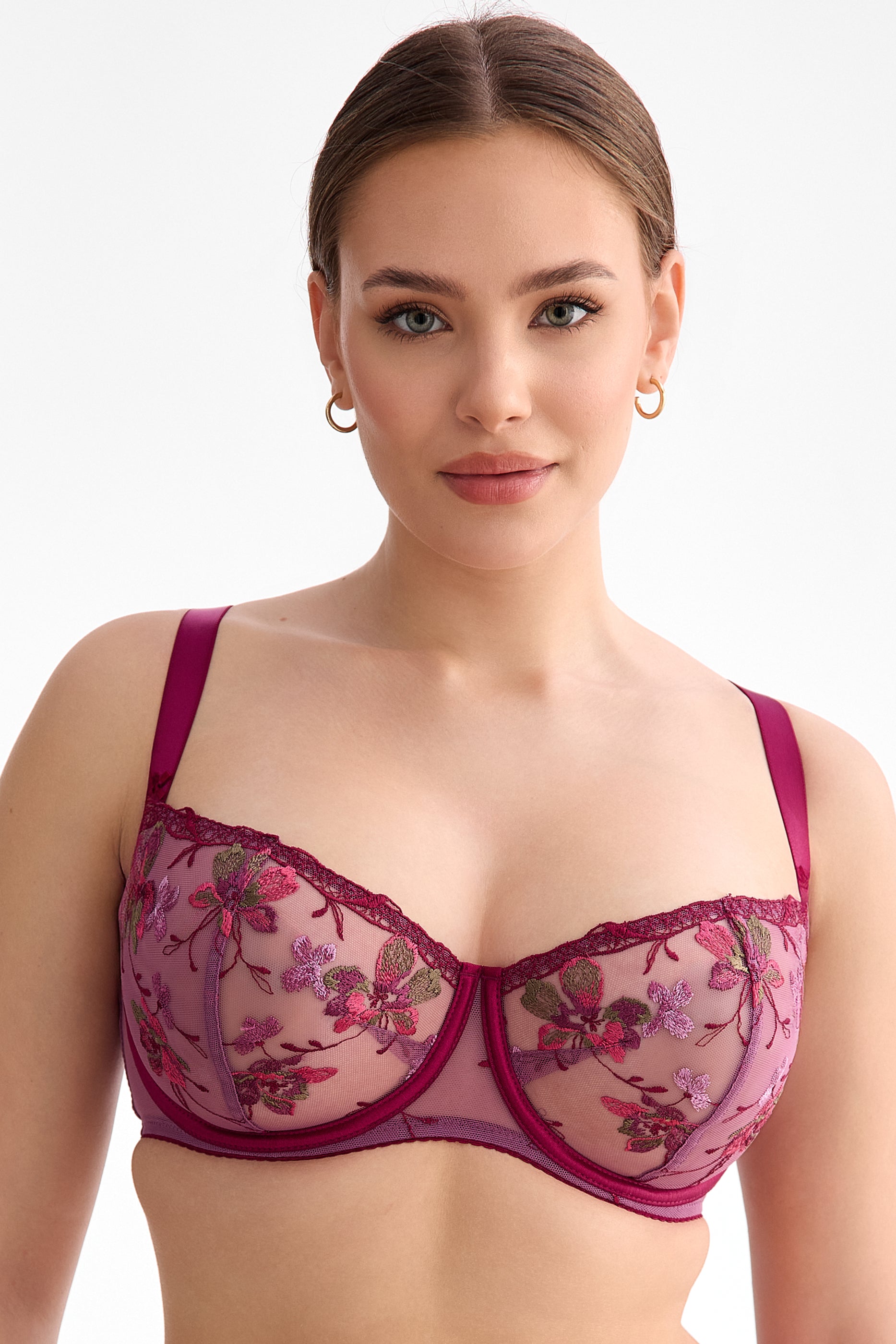 Karmela soft balconette bra B139 amethyst