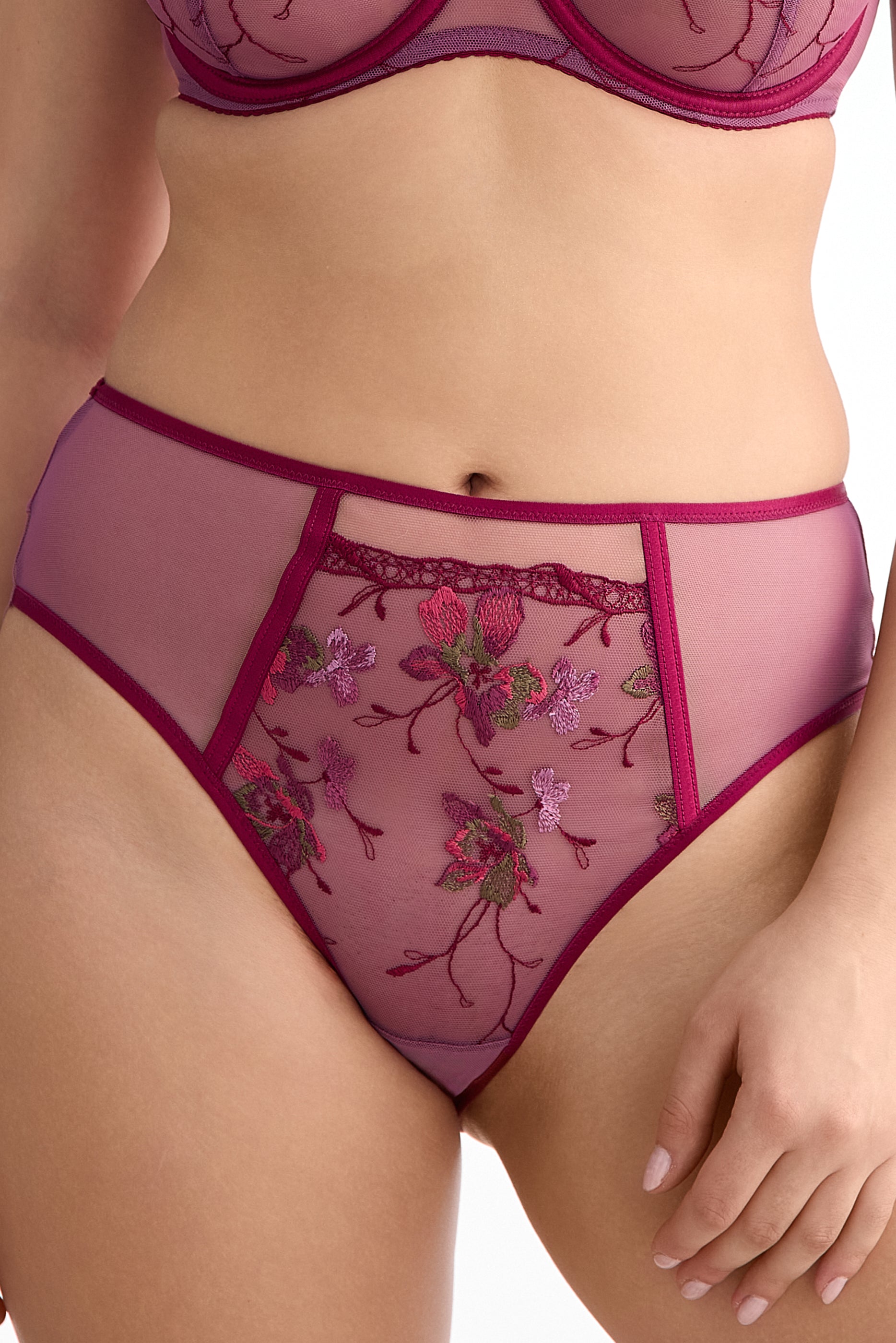Karmela high waisted panties C125 amethyst