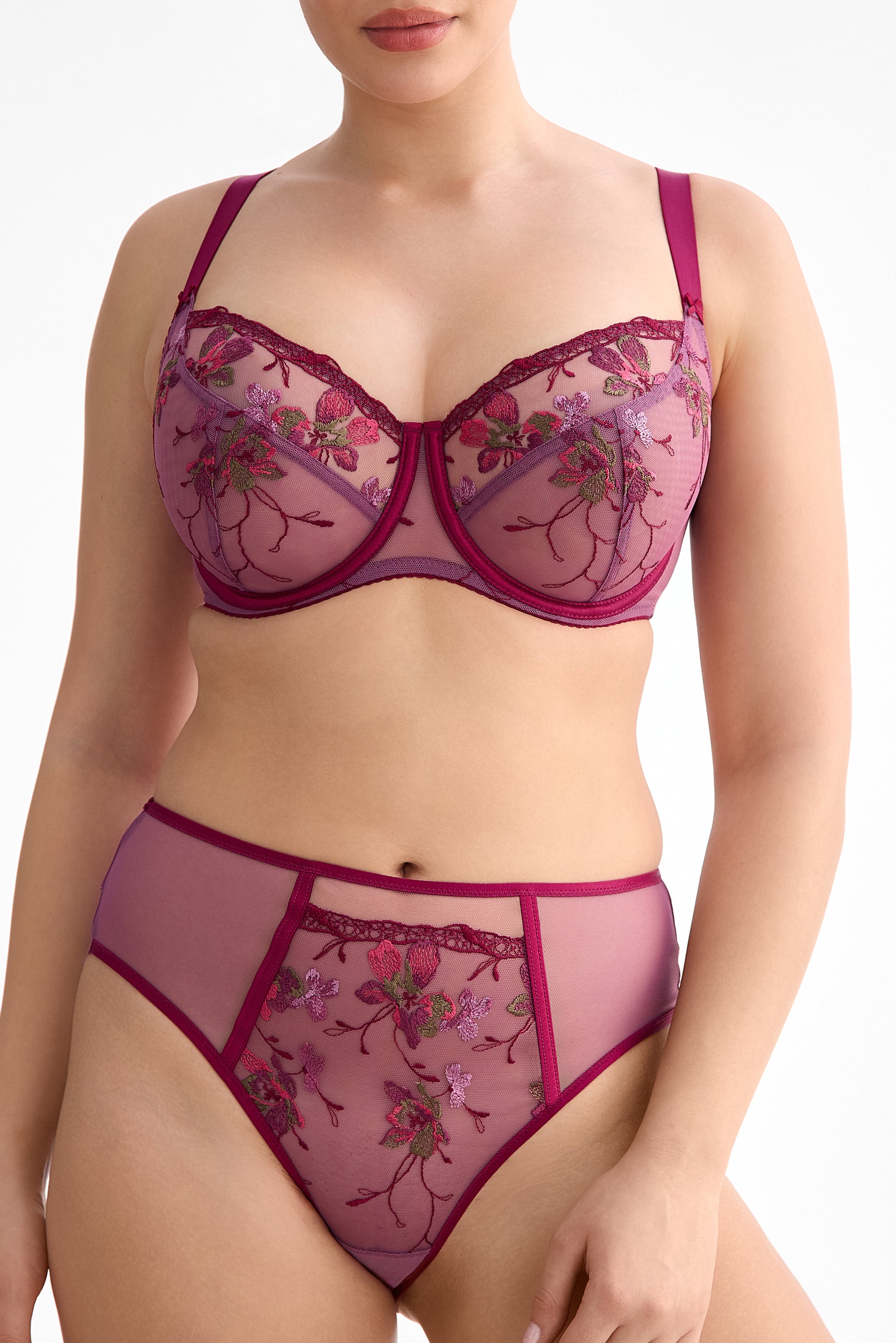 Karmela high waisted panties C125 amethyst